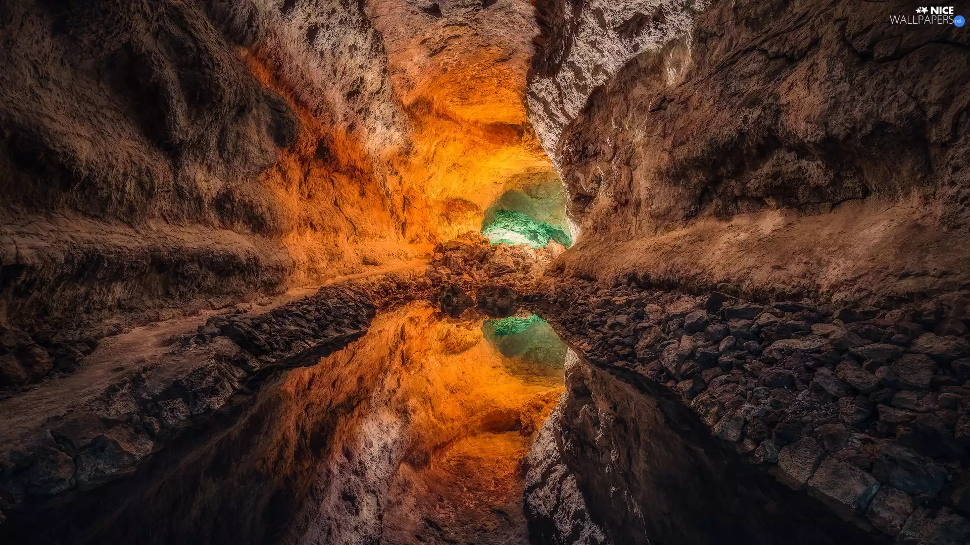 Canary Islands, Cueva de los Verdes Cave, Spain, Island of Lanzarote