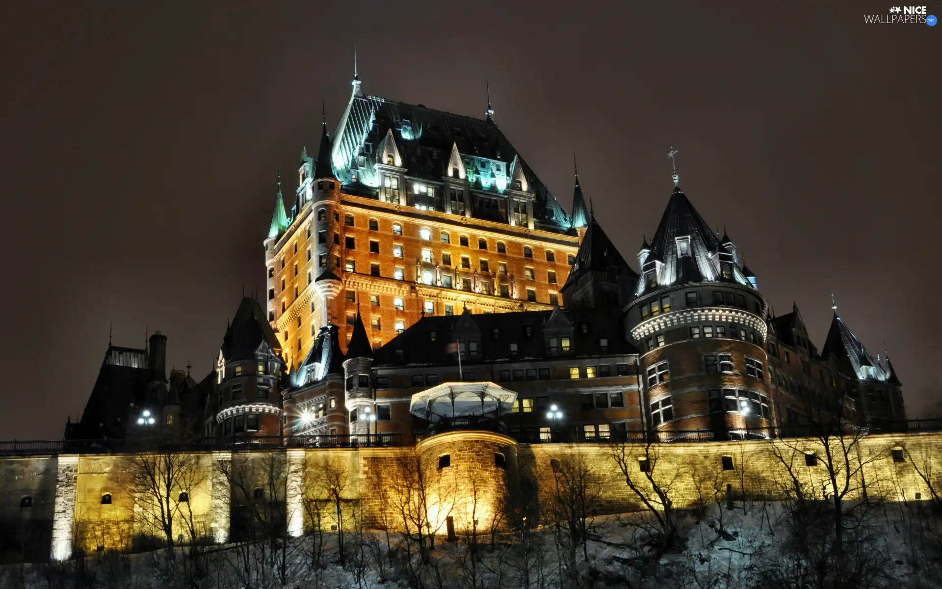 Quebec, Canada, Castle, Chateau Frontenac, Hotel hall