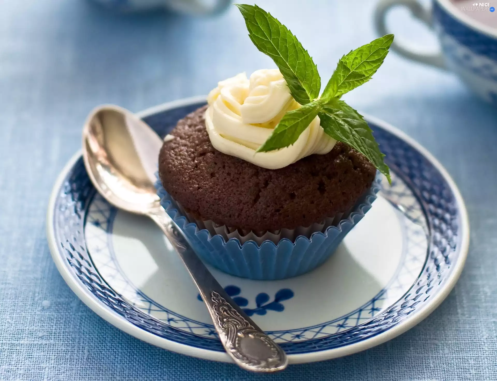 cake, whipped, cream, Chocolate