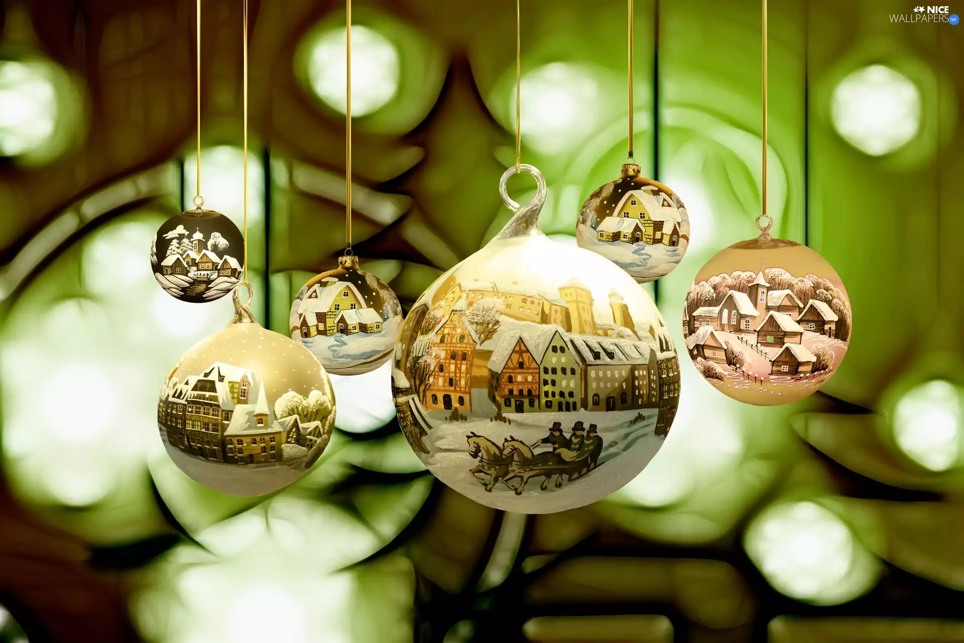 baubles, Christmas, decoration, Christmas