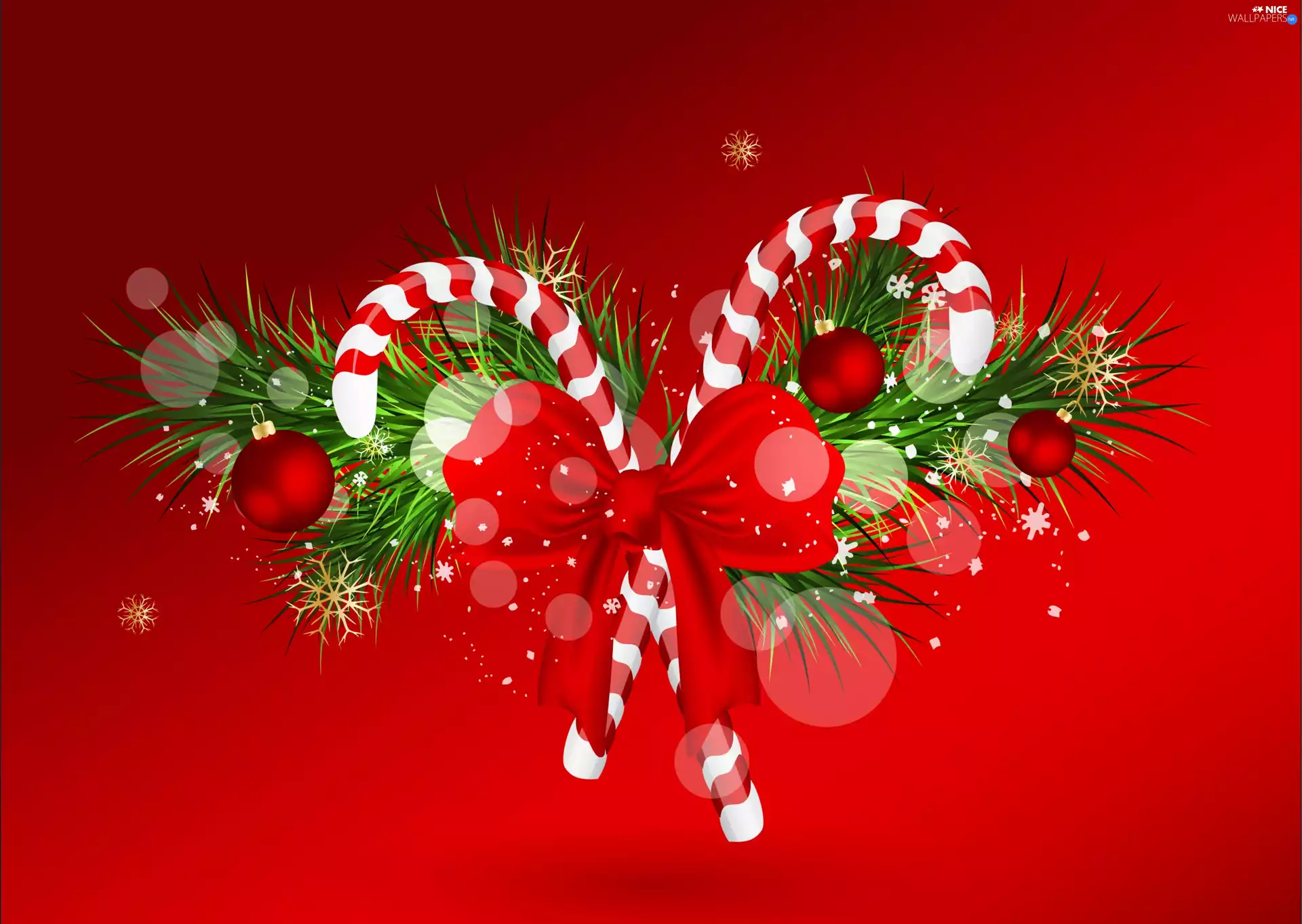 christmas, lollipops, bow