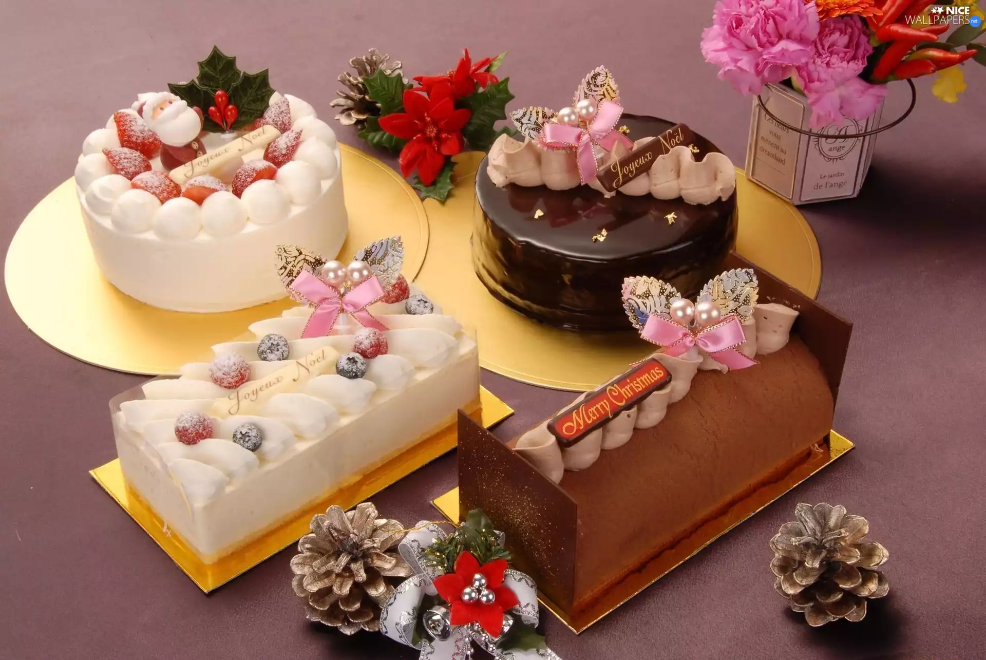decor, Christmas, different, Tastes, cakes