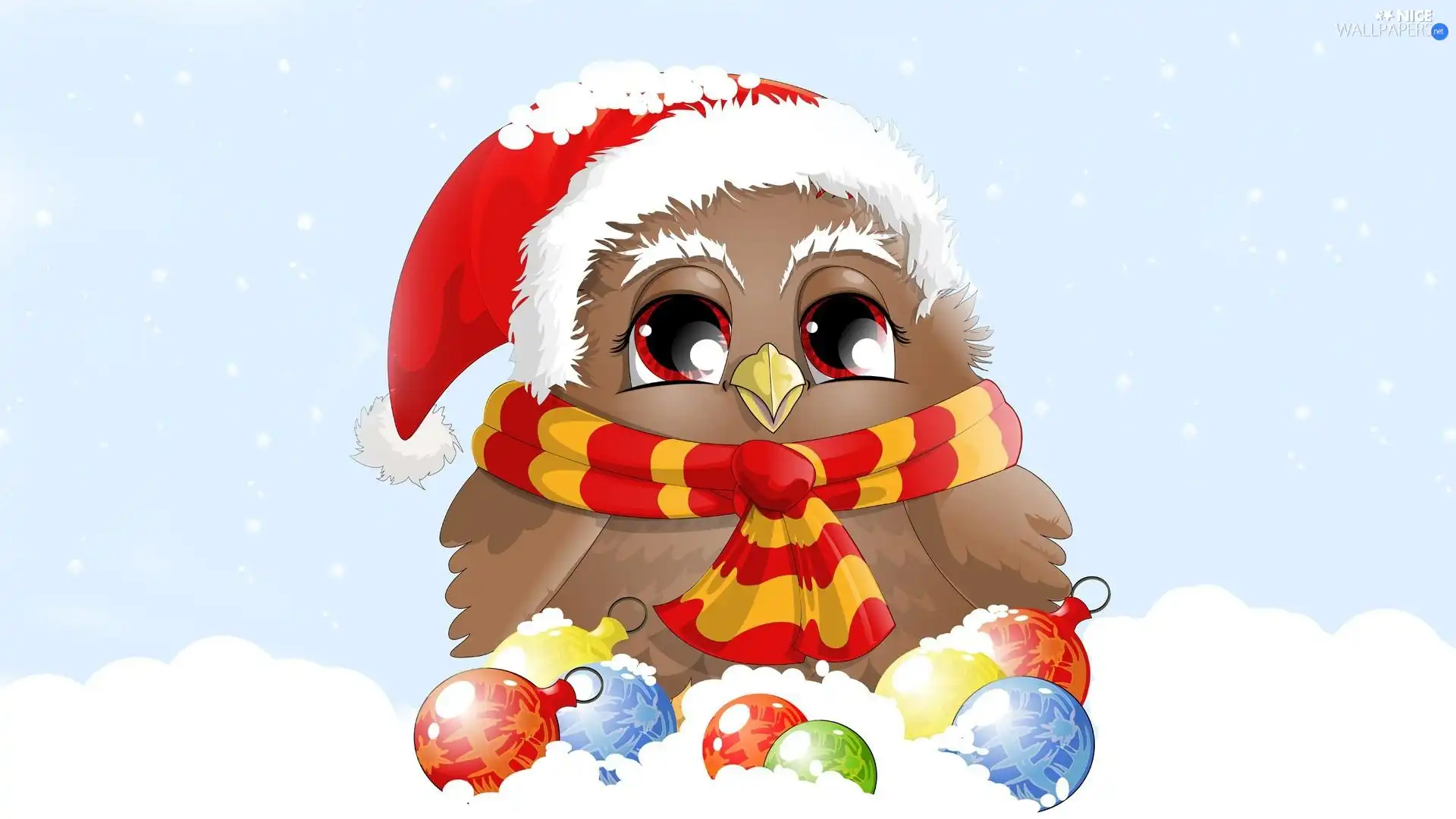 Christmas, baubles, For Children, Christmas, owl
