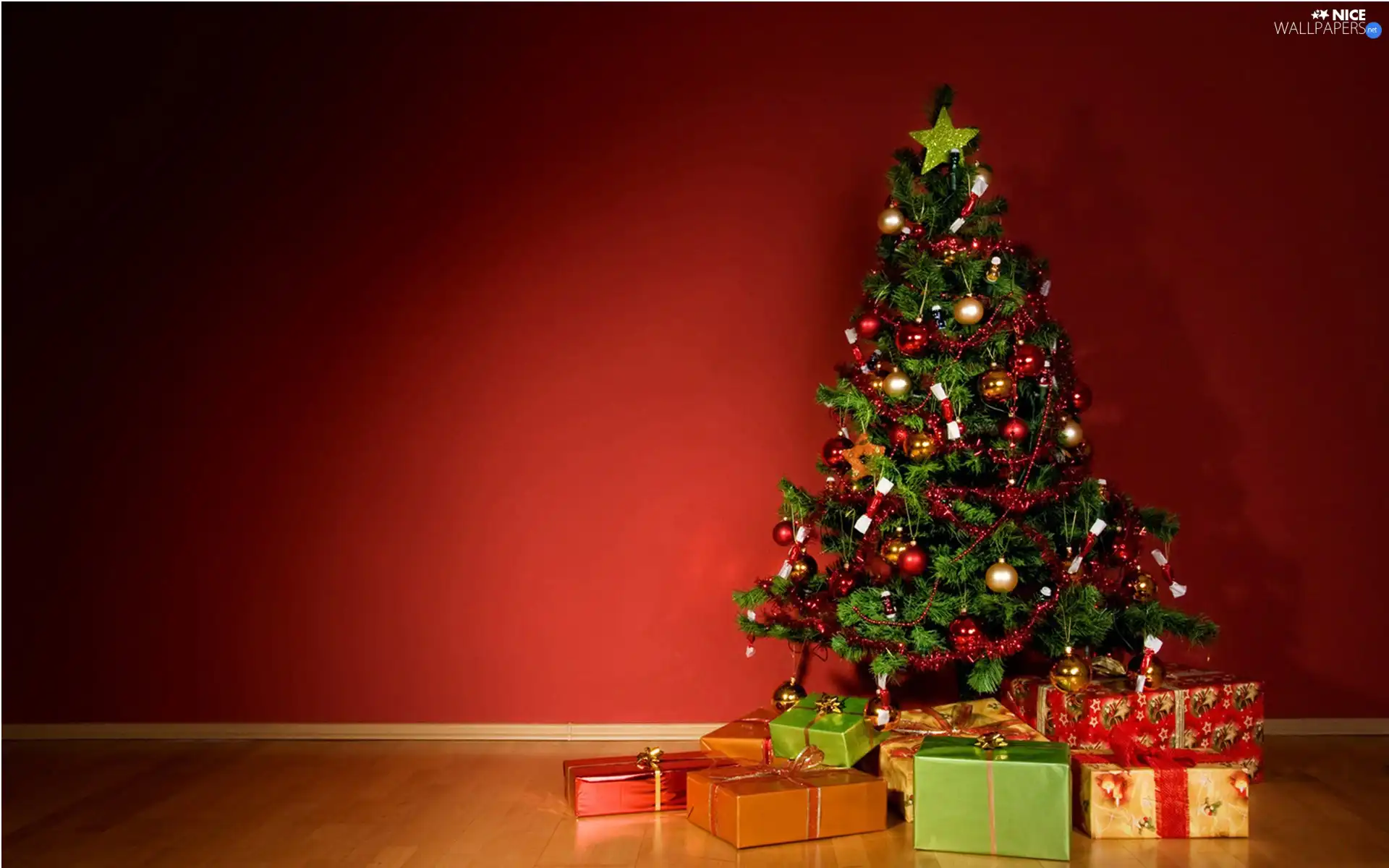christmas tree, gifts