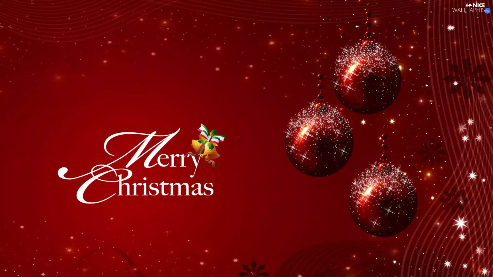 Christmas, baubles, Merry