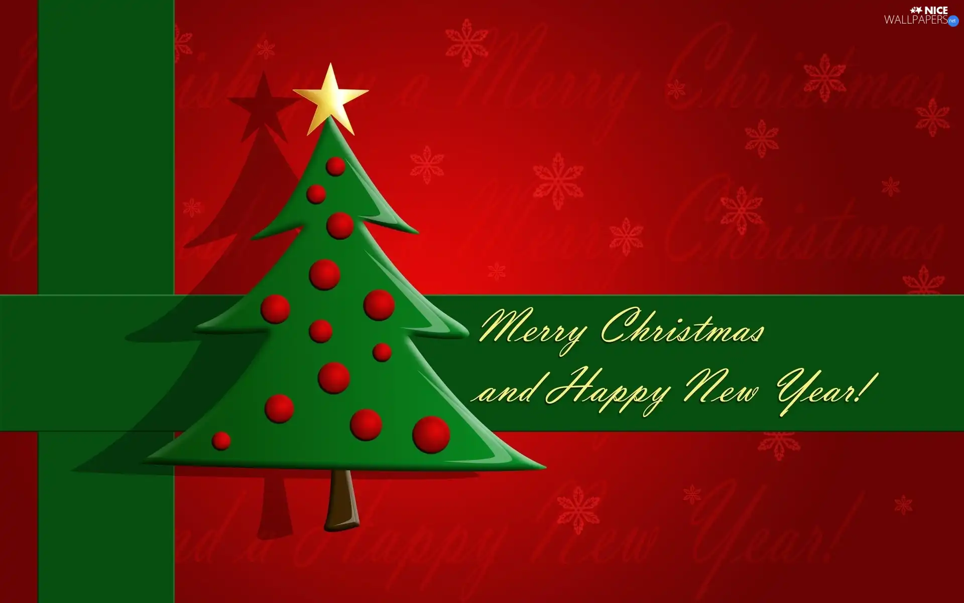 Christmas, text, christmas tree, New Year