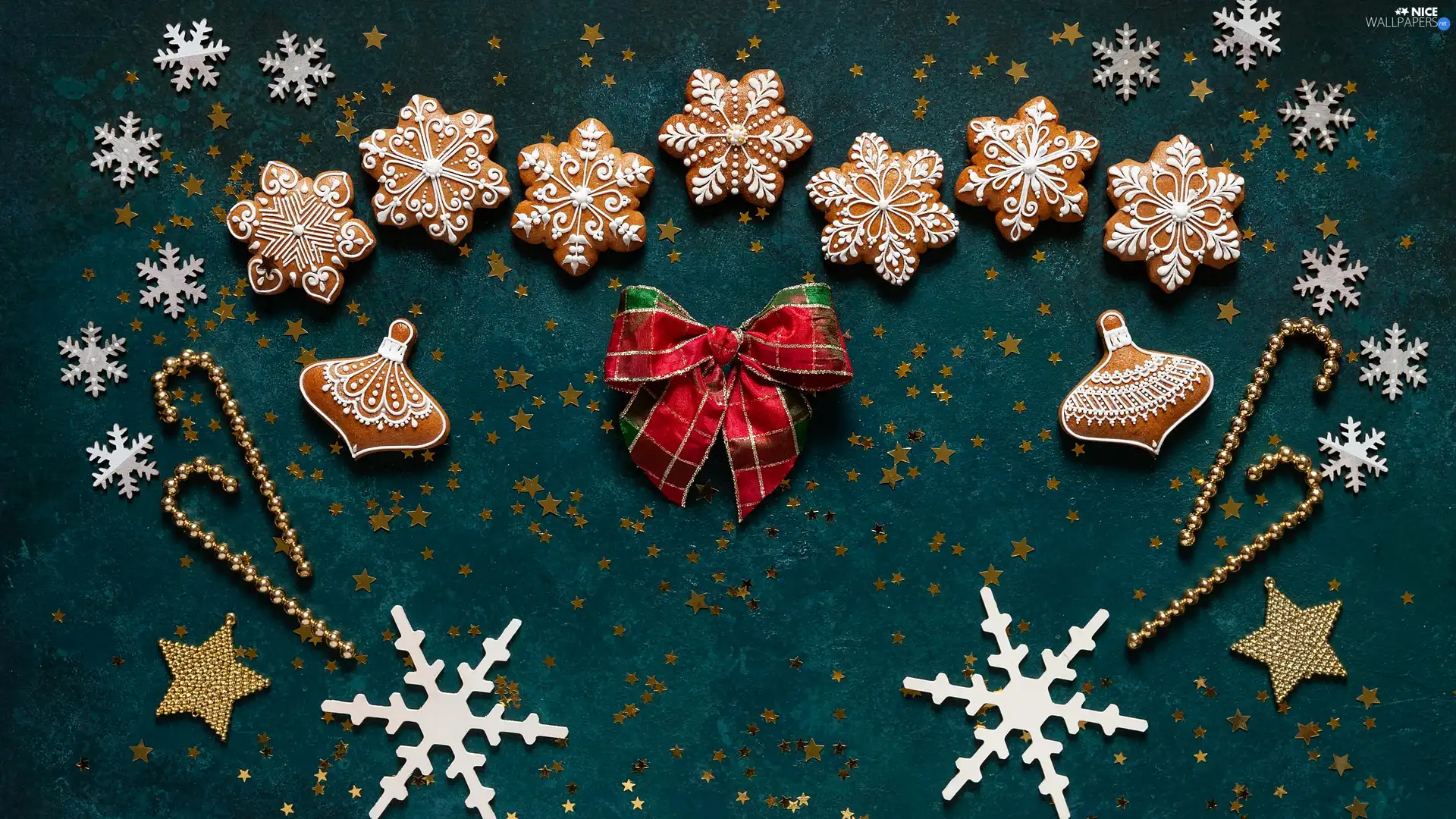 Loop, Cookies, Stars, Christmas, Snow White, ginger