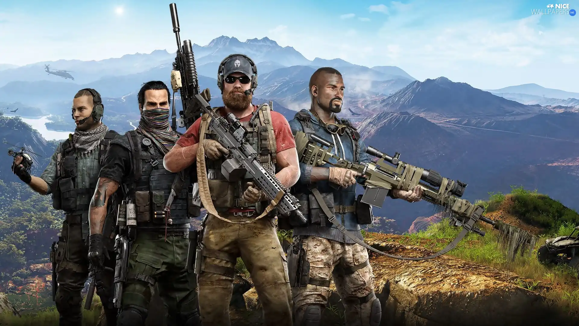 soldiers, game, Tom Clancys Ghost Recon : Wildlands