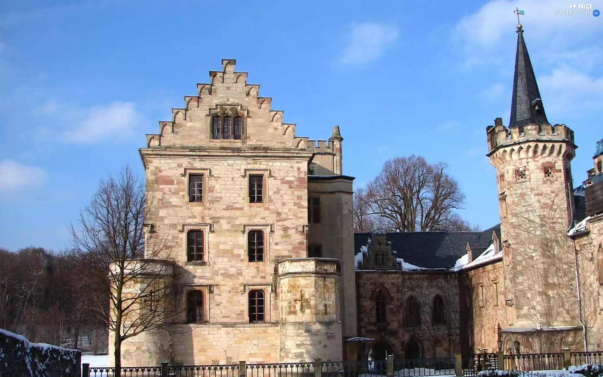 Castle, Reinhardsbrun, Thuringia, cloister