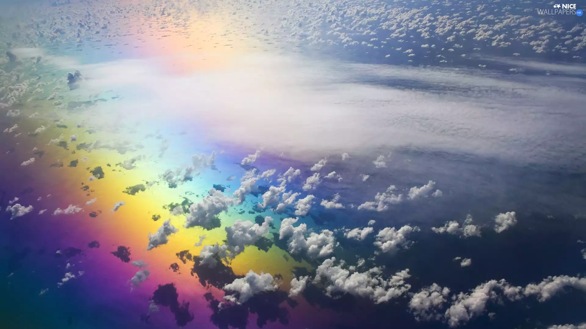 clouds, Great Rainbows