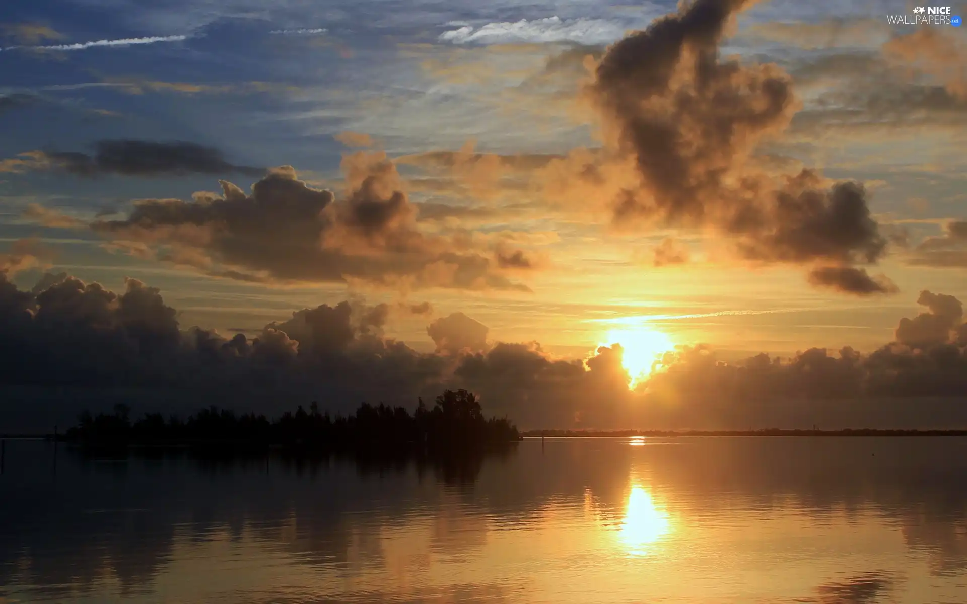 Great Sunsets, sea, clouds