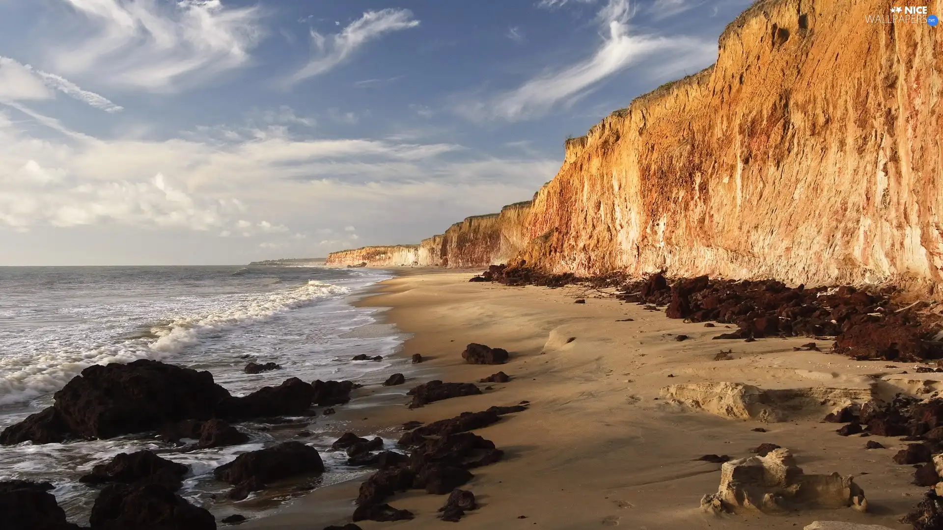 coast, sea, rocks