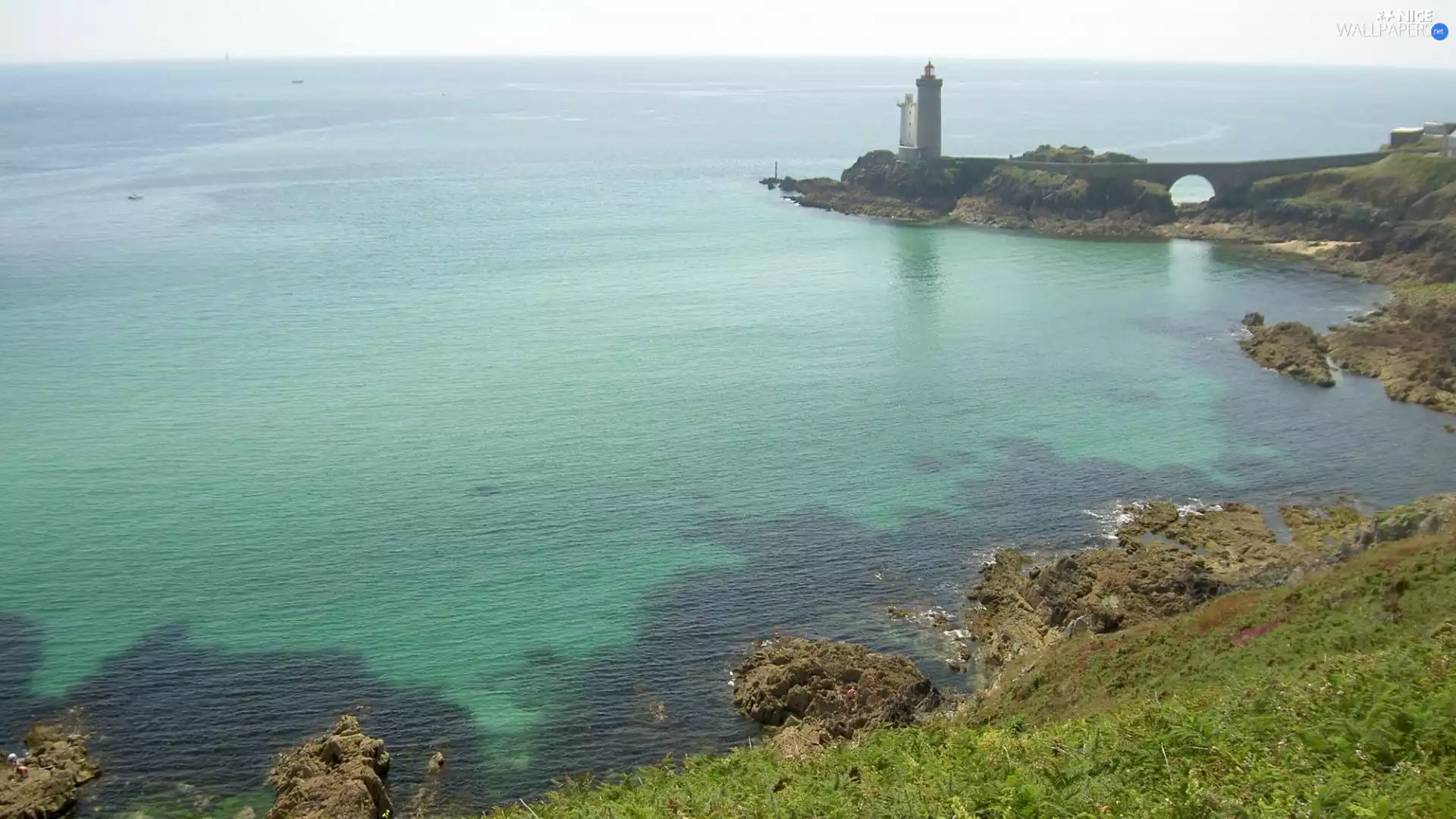 sea, Lighthouse, maritime, Coast