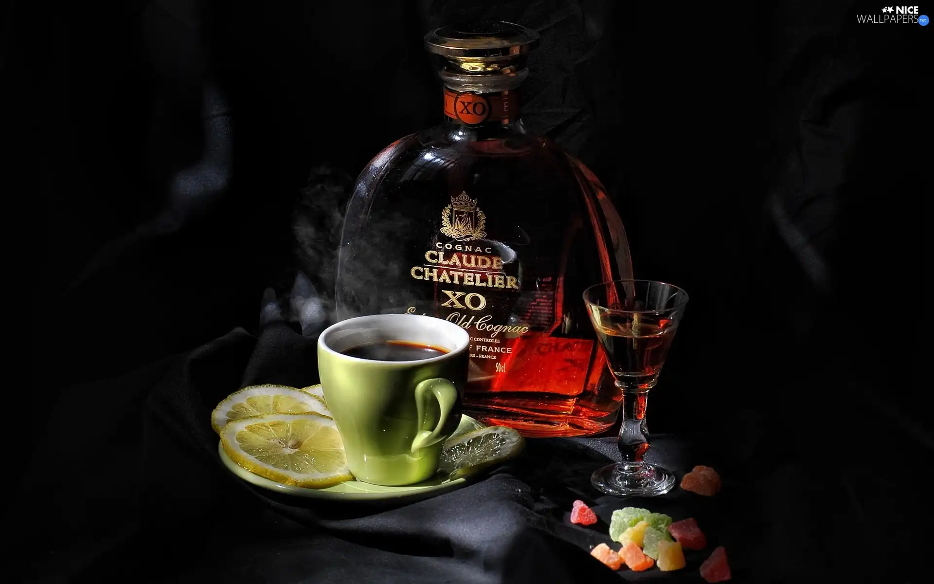 cognac, cup, coffee, glass