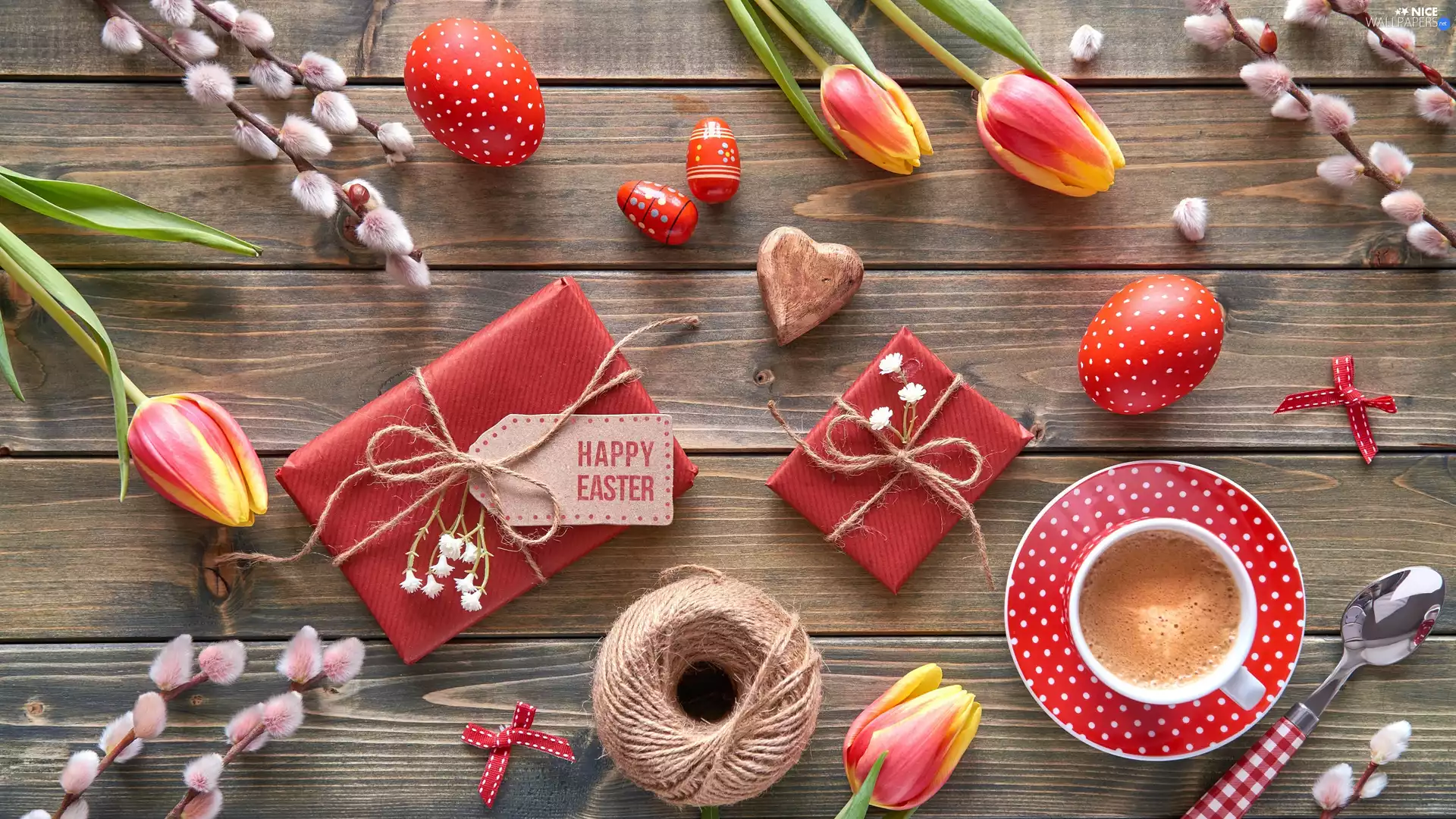 cup, database, gifts, coffee, Tulips, eggs, Easter