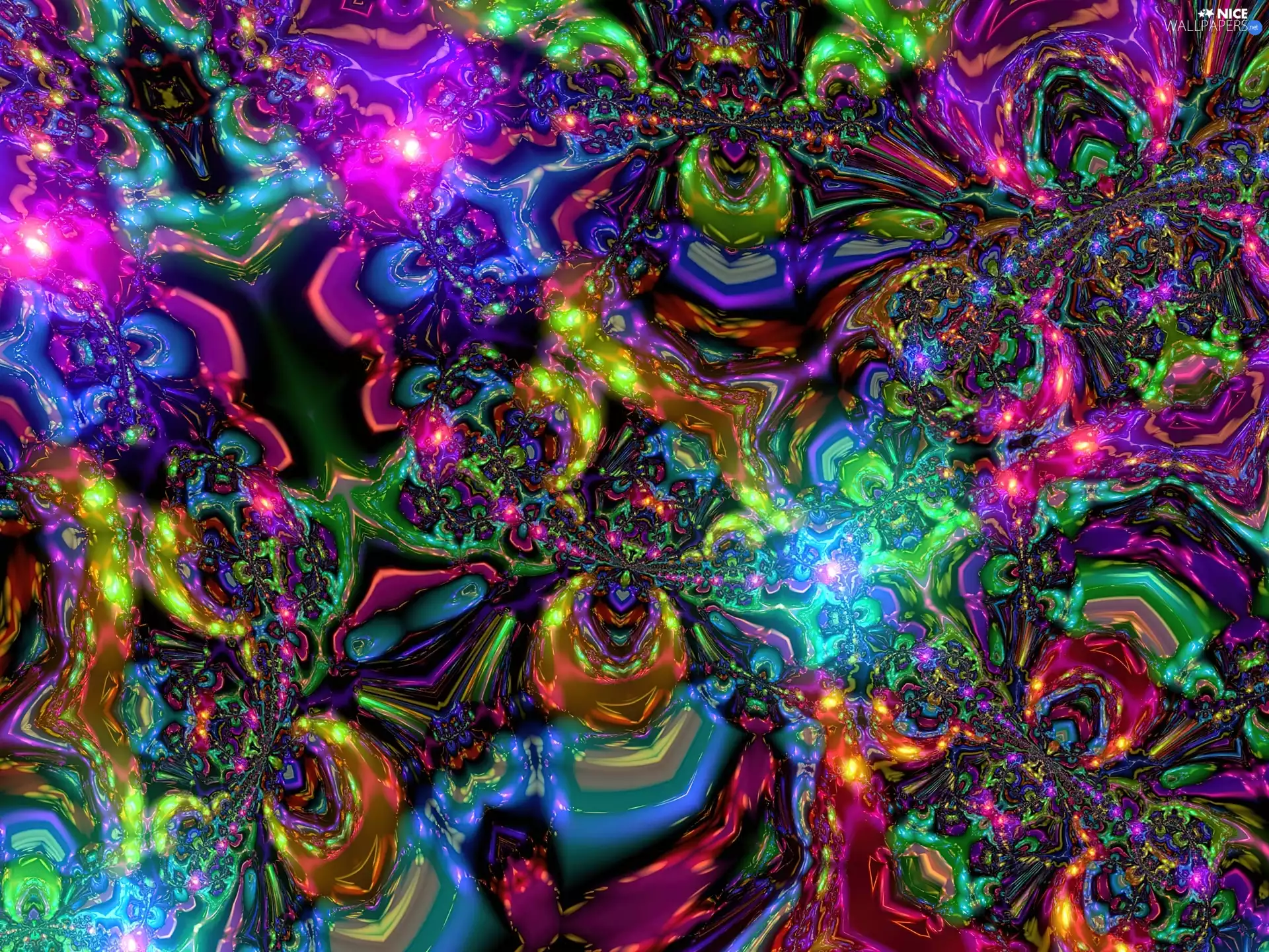 Fraktal, Chaos, Kaleidoscope, colors