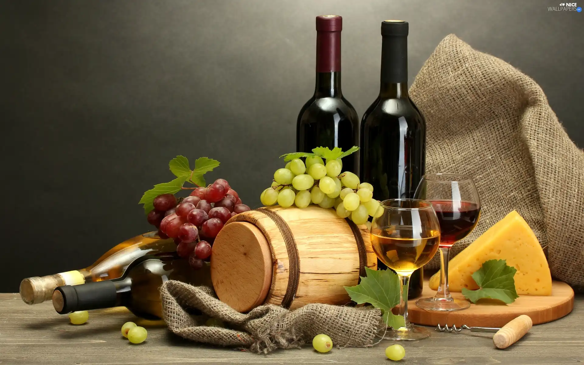 Wine, Cask, composition, Grapes