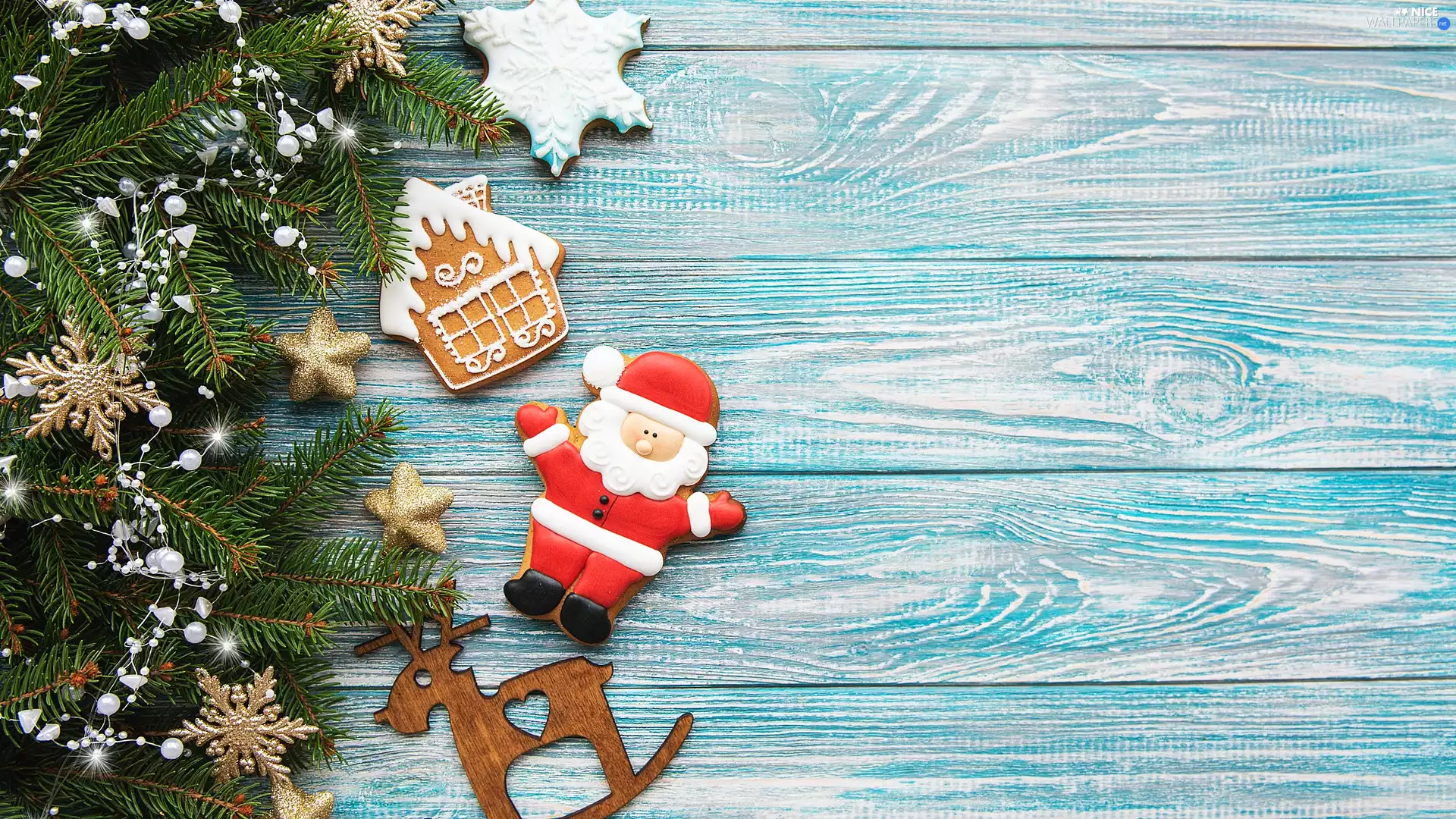 Christmas, Twigs, boarding, Cookies