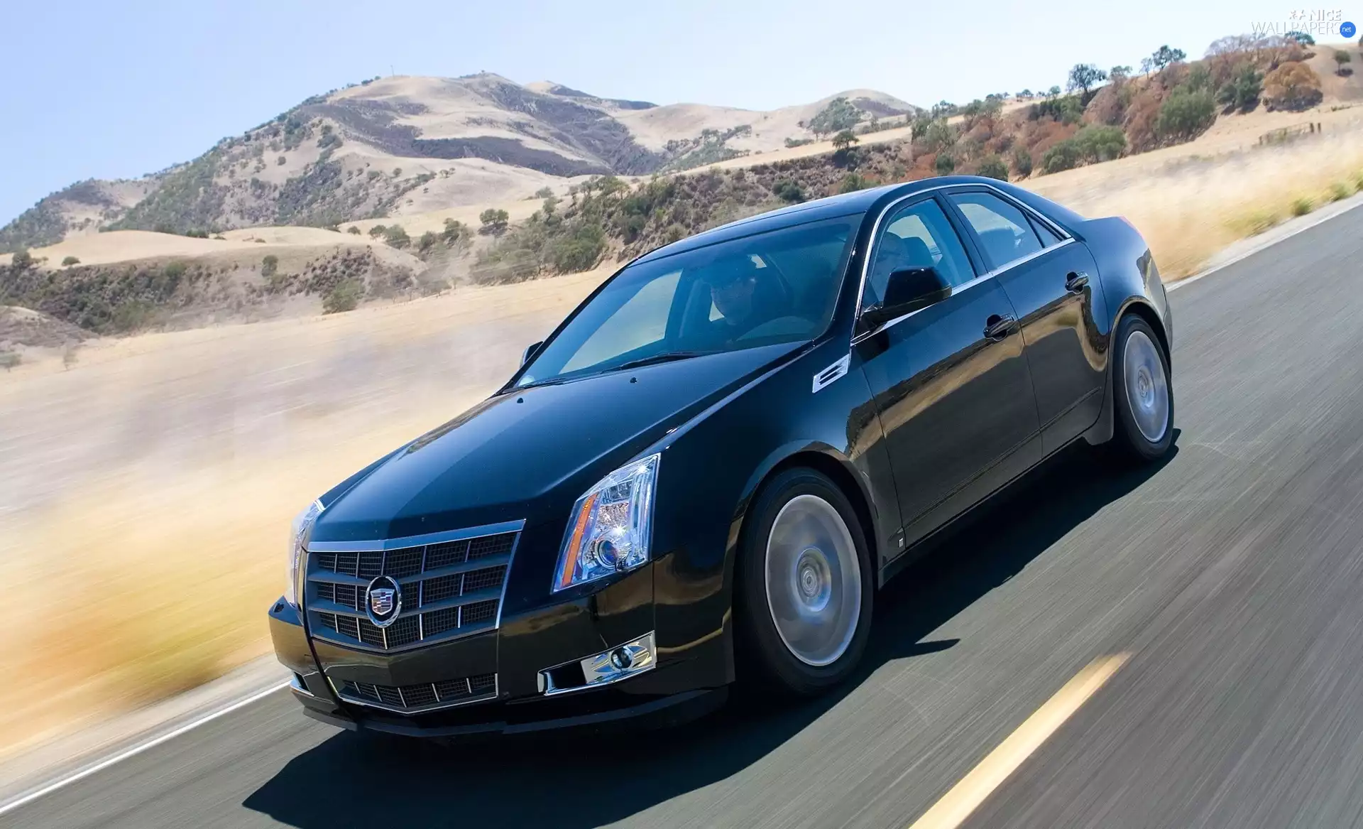Mountains, Way, Cadillac CTS