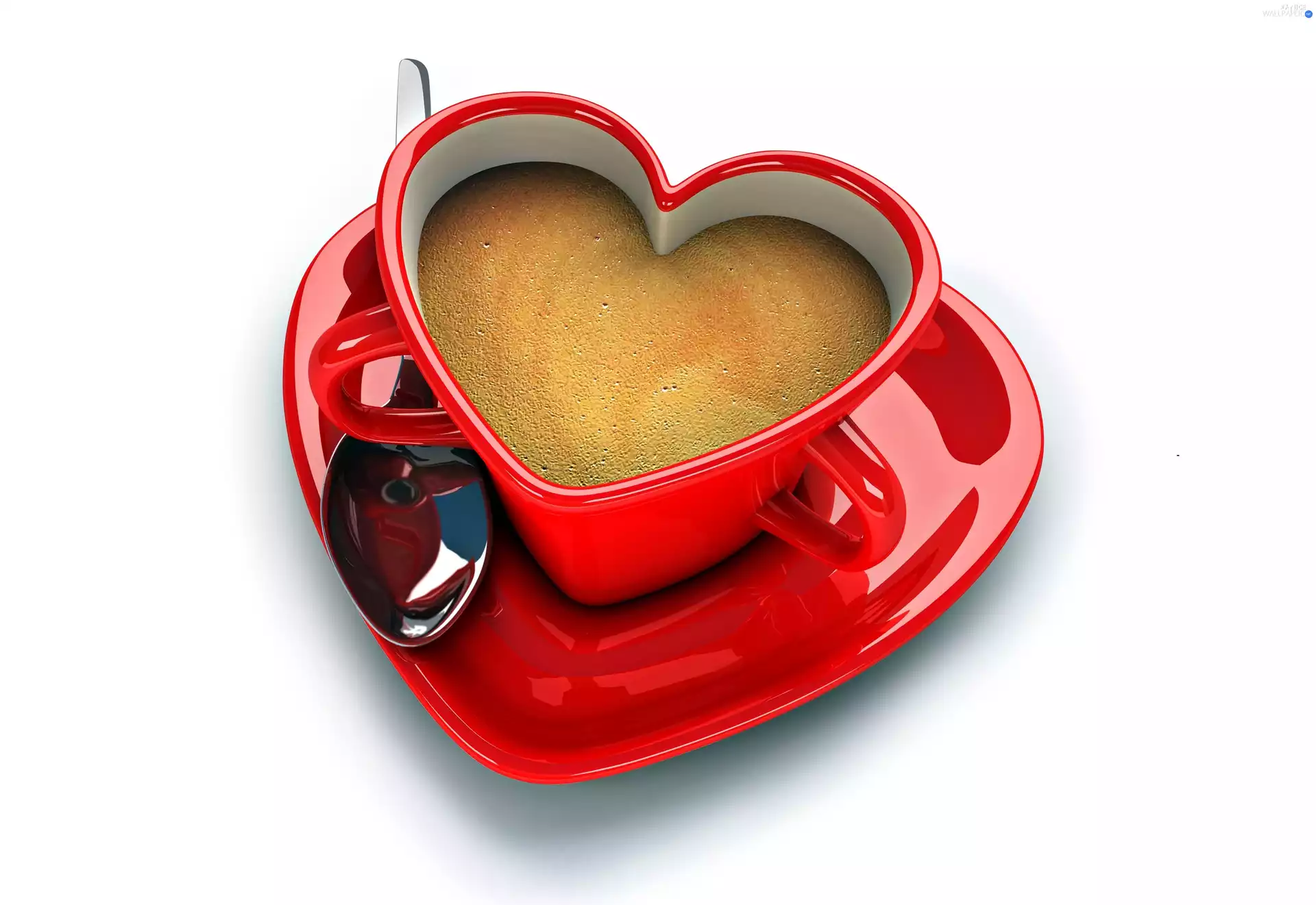 coffee, red hot, cup