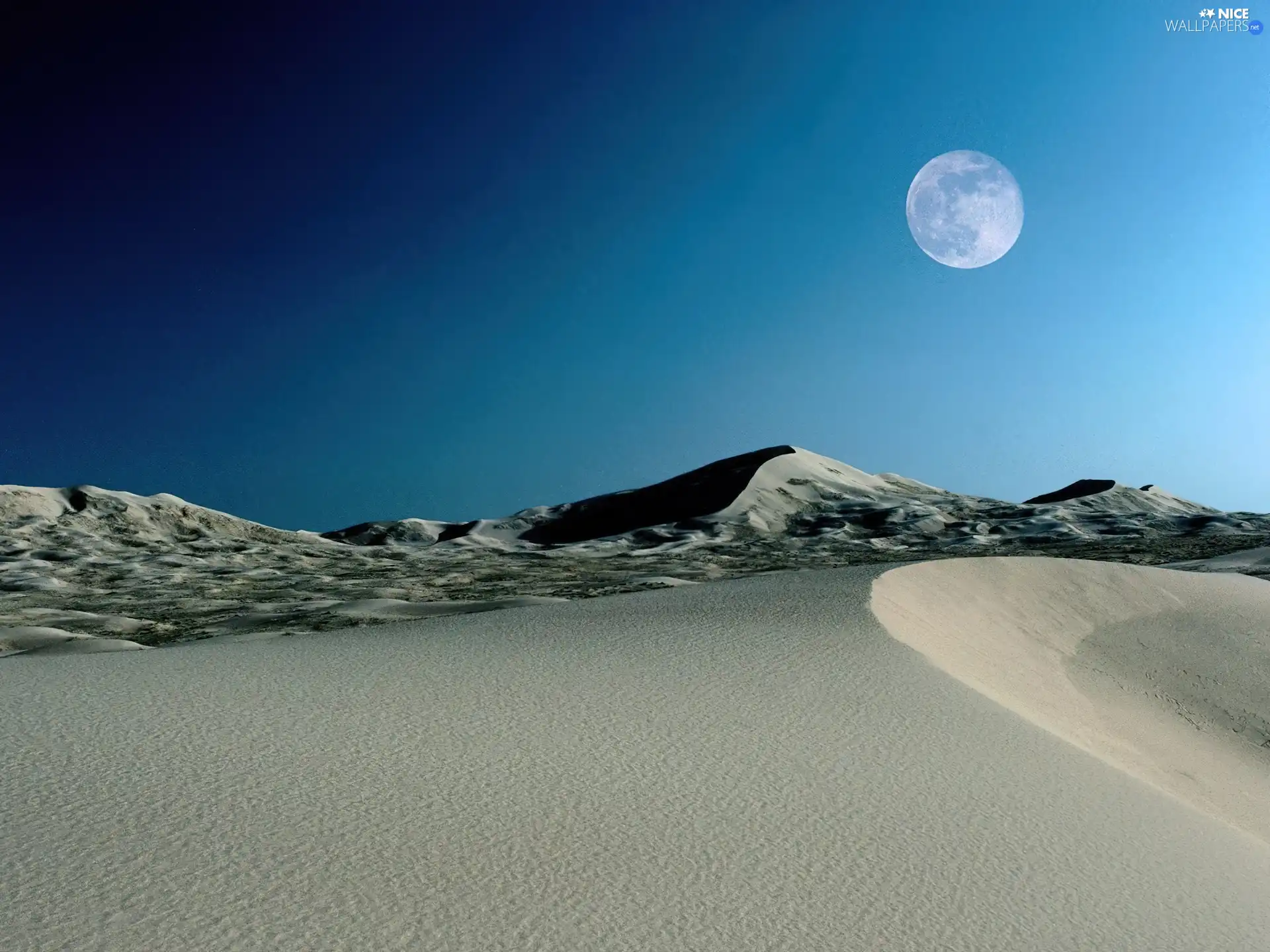 moon, Desert