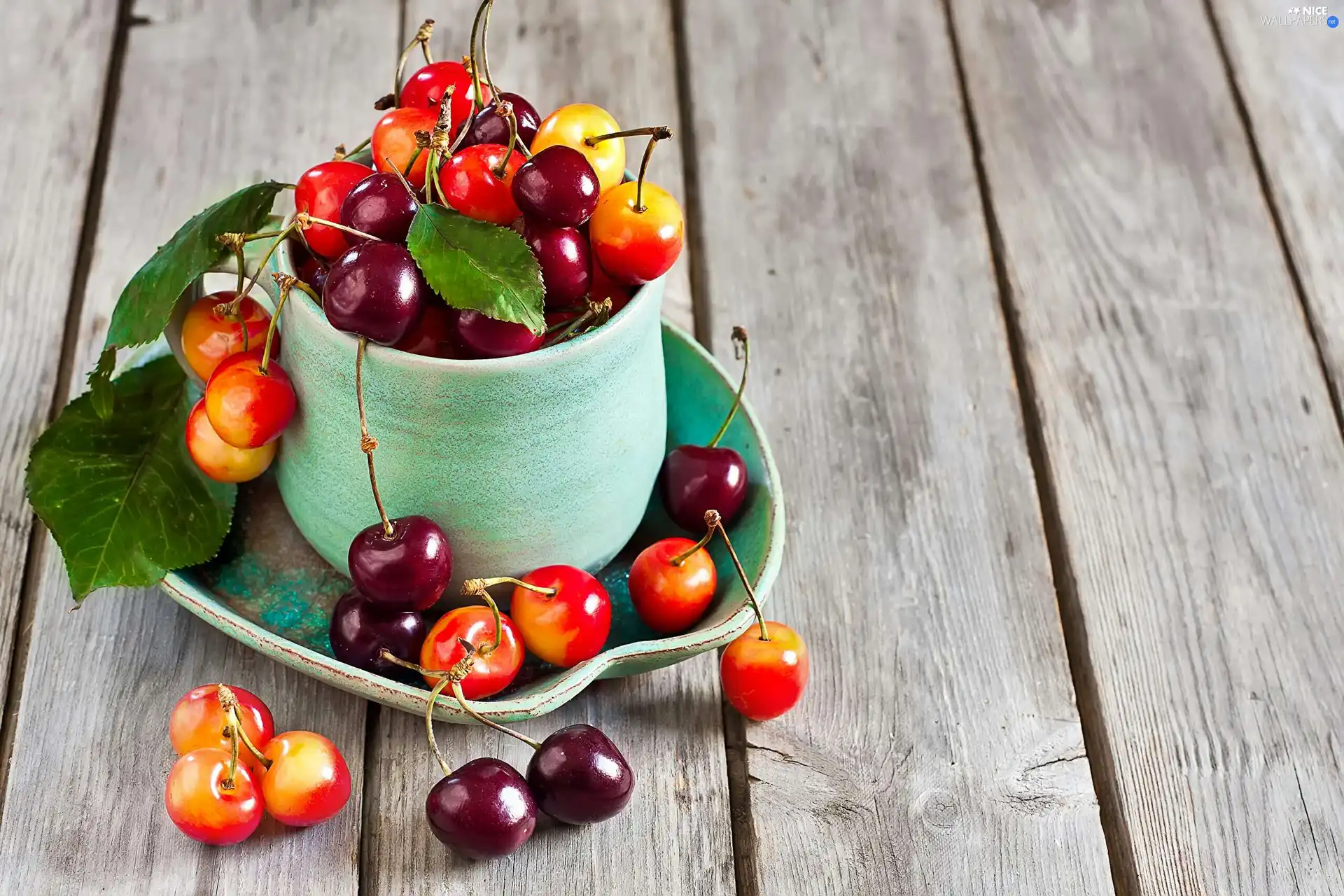 cherries, dish