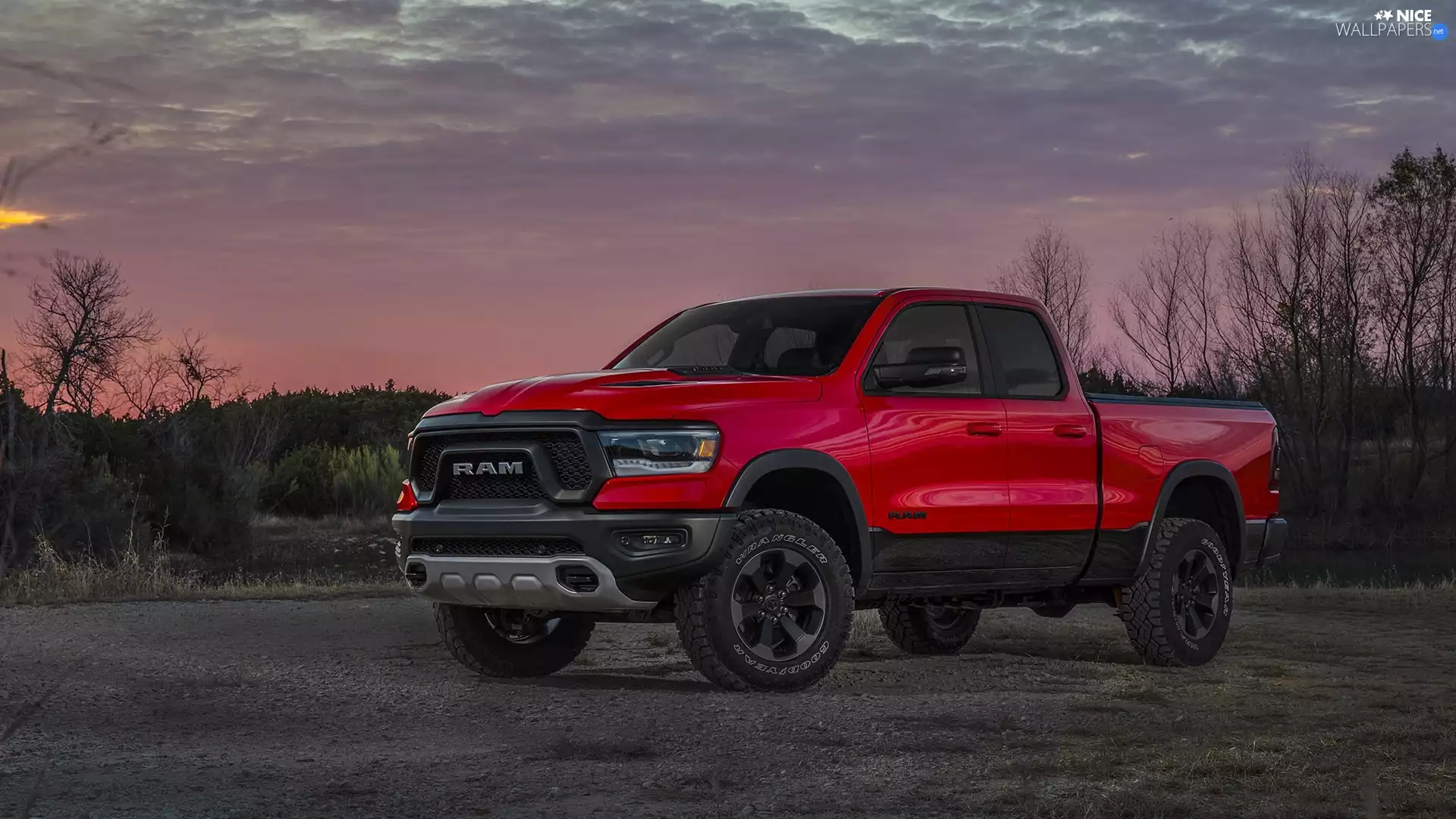 Great Sunsets, Red, Dodge Ram 1500