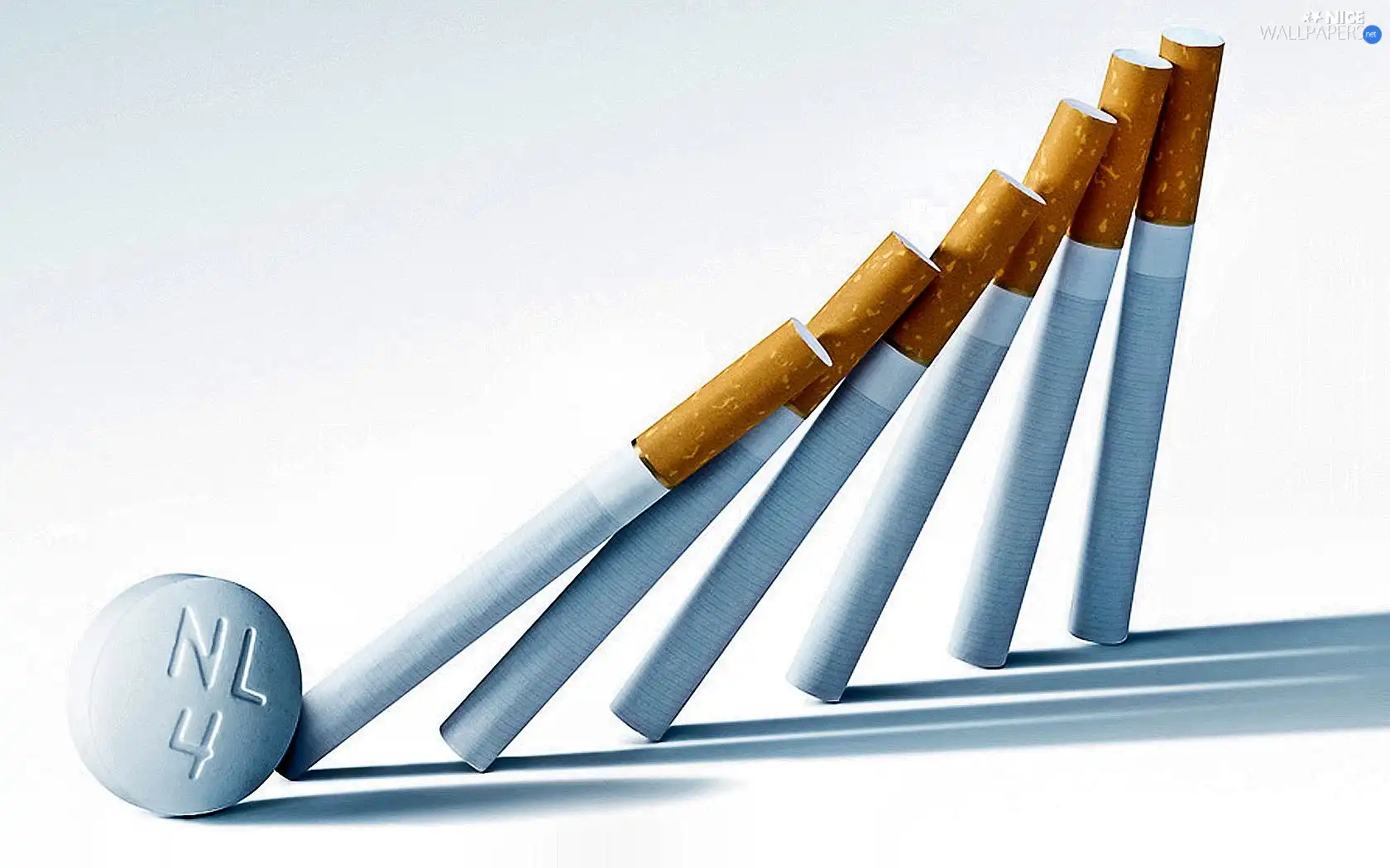 domino, cigarettes, tablet
