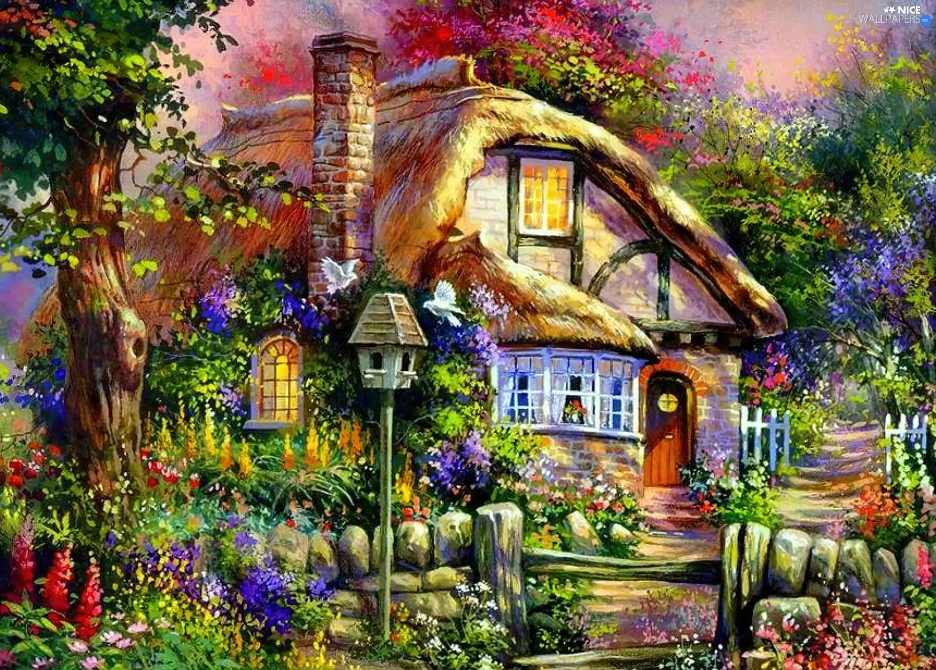 Drawing, Home, Garden