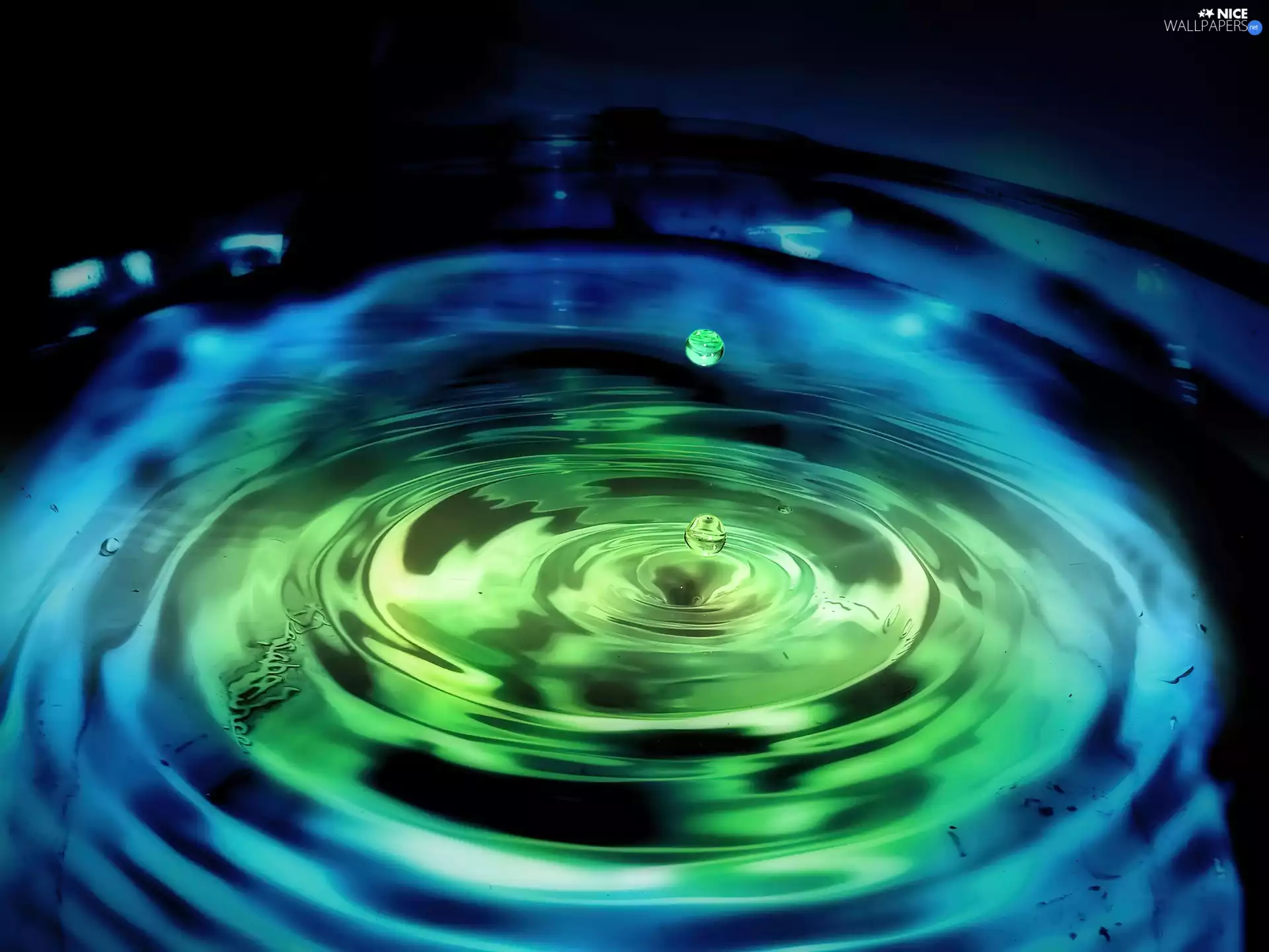 drop, Coloured, water