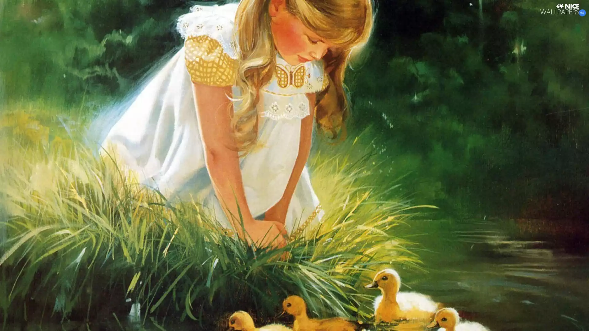 Donald Zolan, girl, ducks