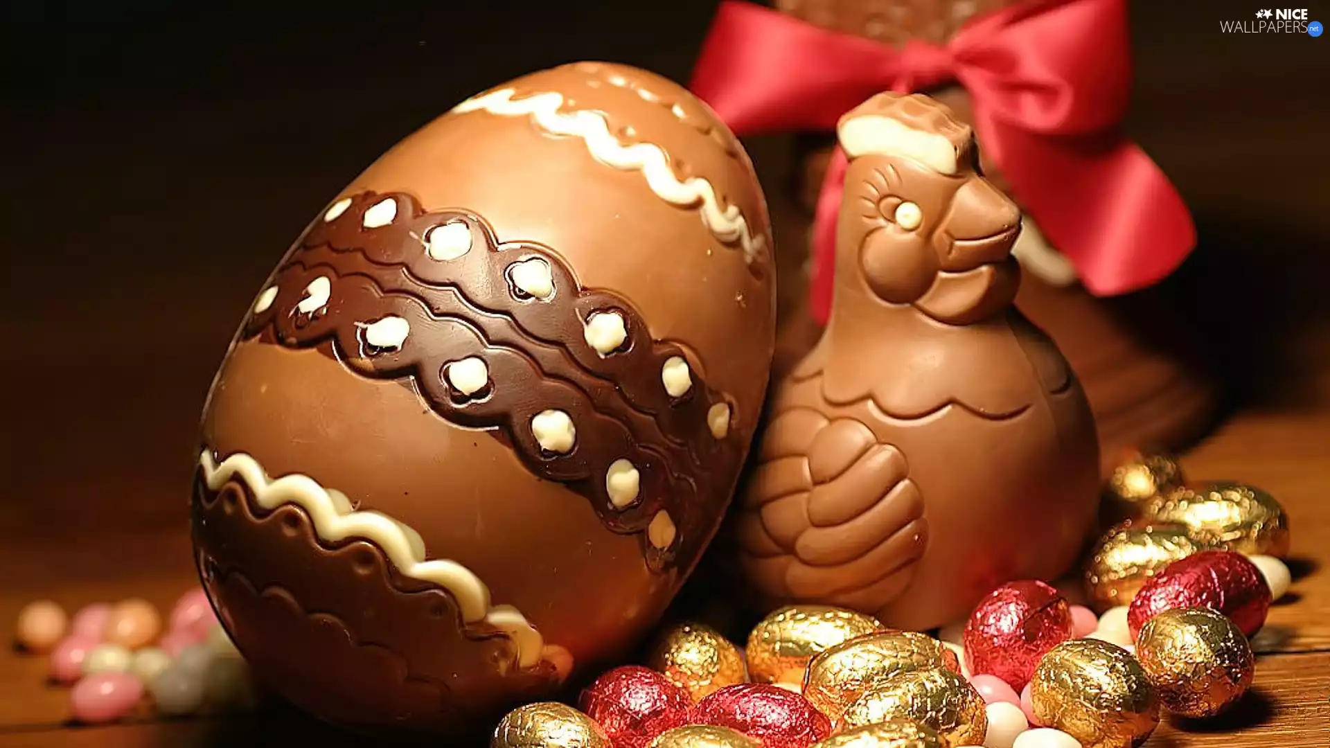 chocolate, eggs, cocking, easter