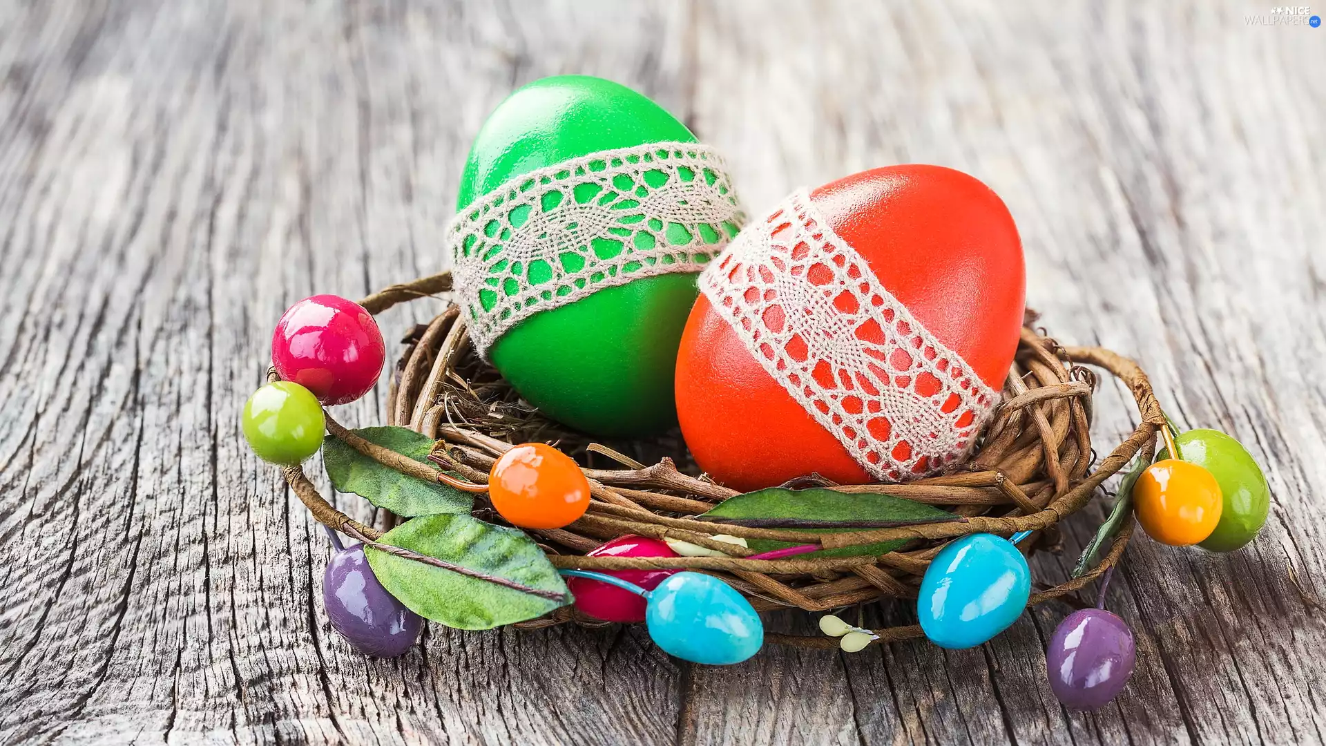 boarding, Easter, eggs, nest, Two