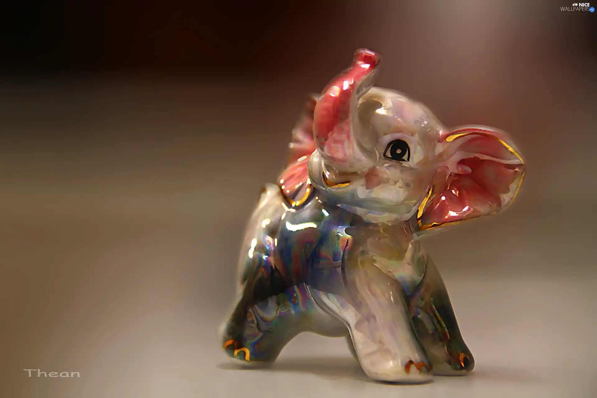 decoration, glass, elephant