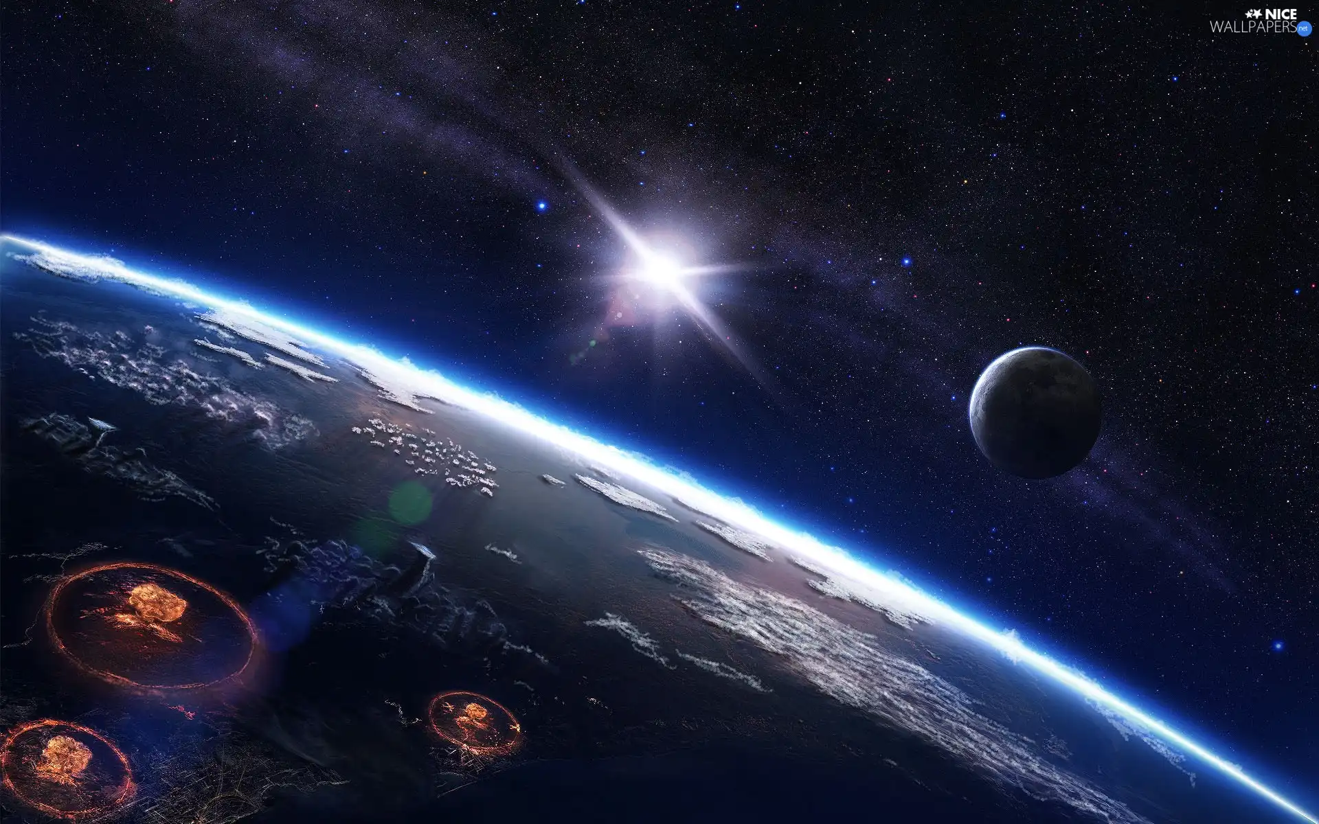 Universe, Explosions