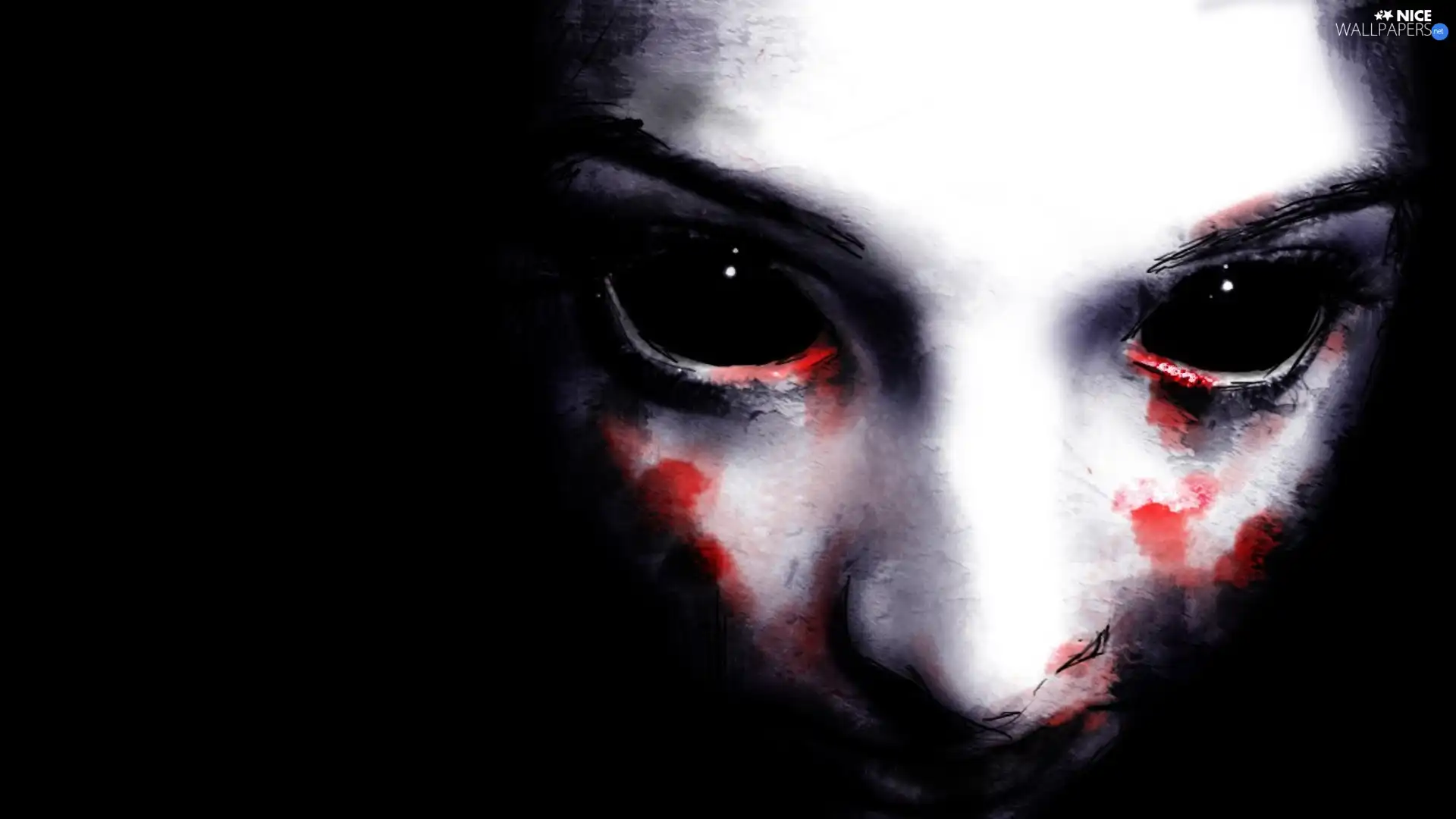 face, bloody, Eyes, Womens