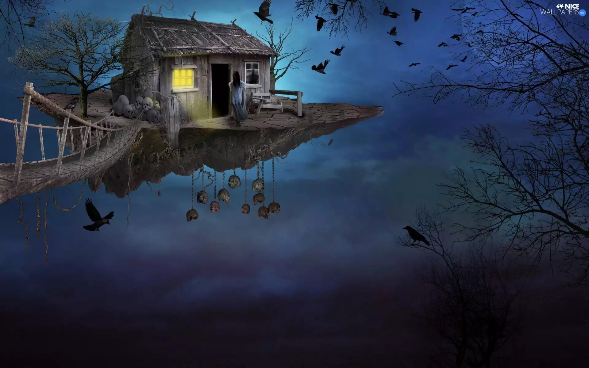 fantasy, Home, bridges