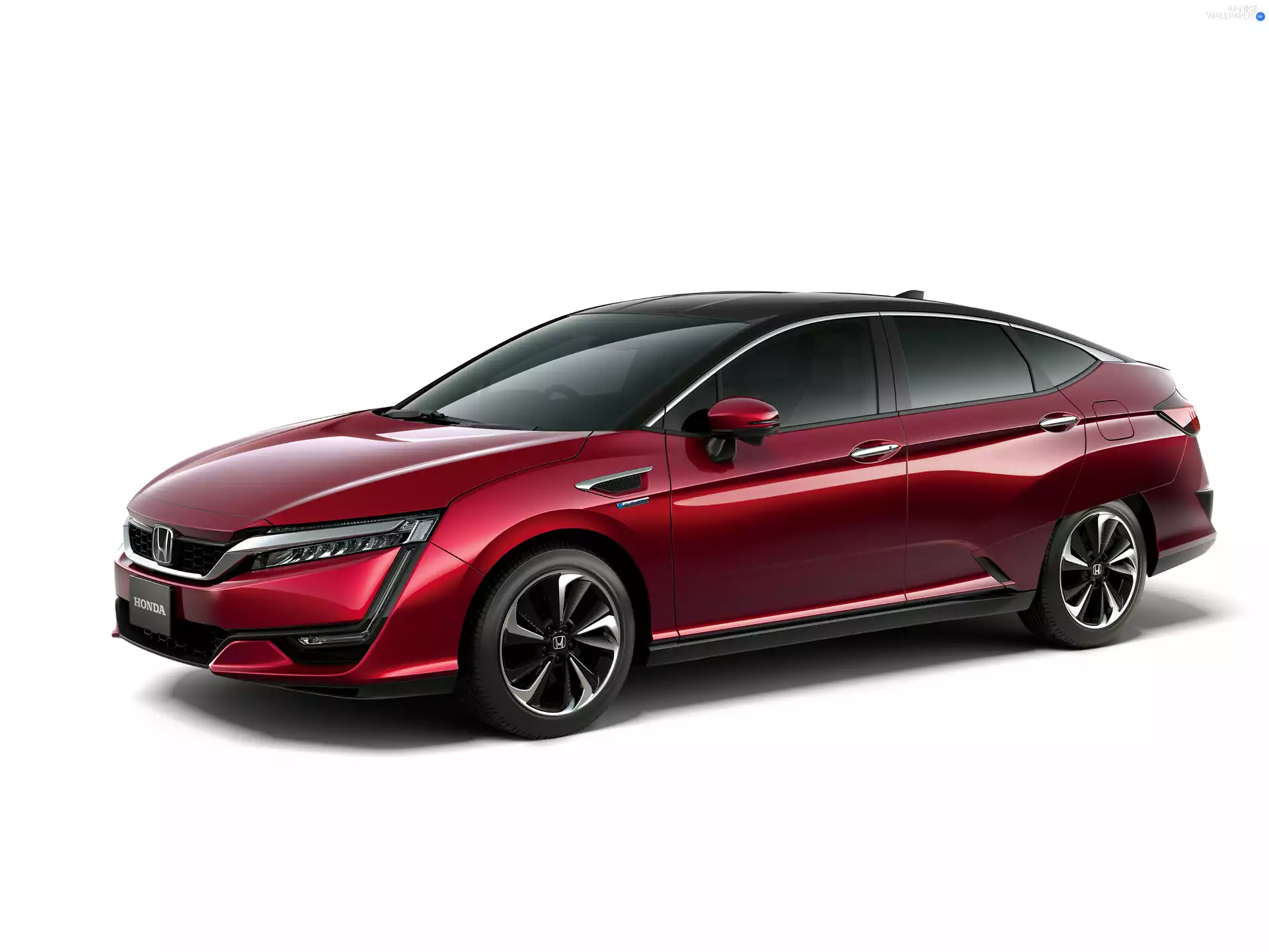 2015, red hot, Honda Clarity Fuel Cell FCV