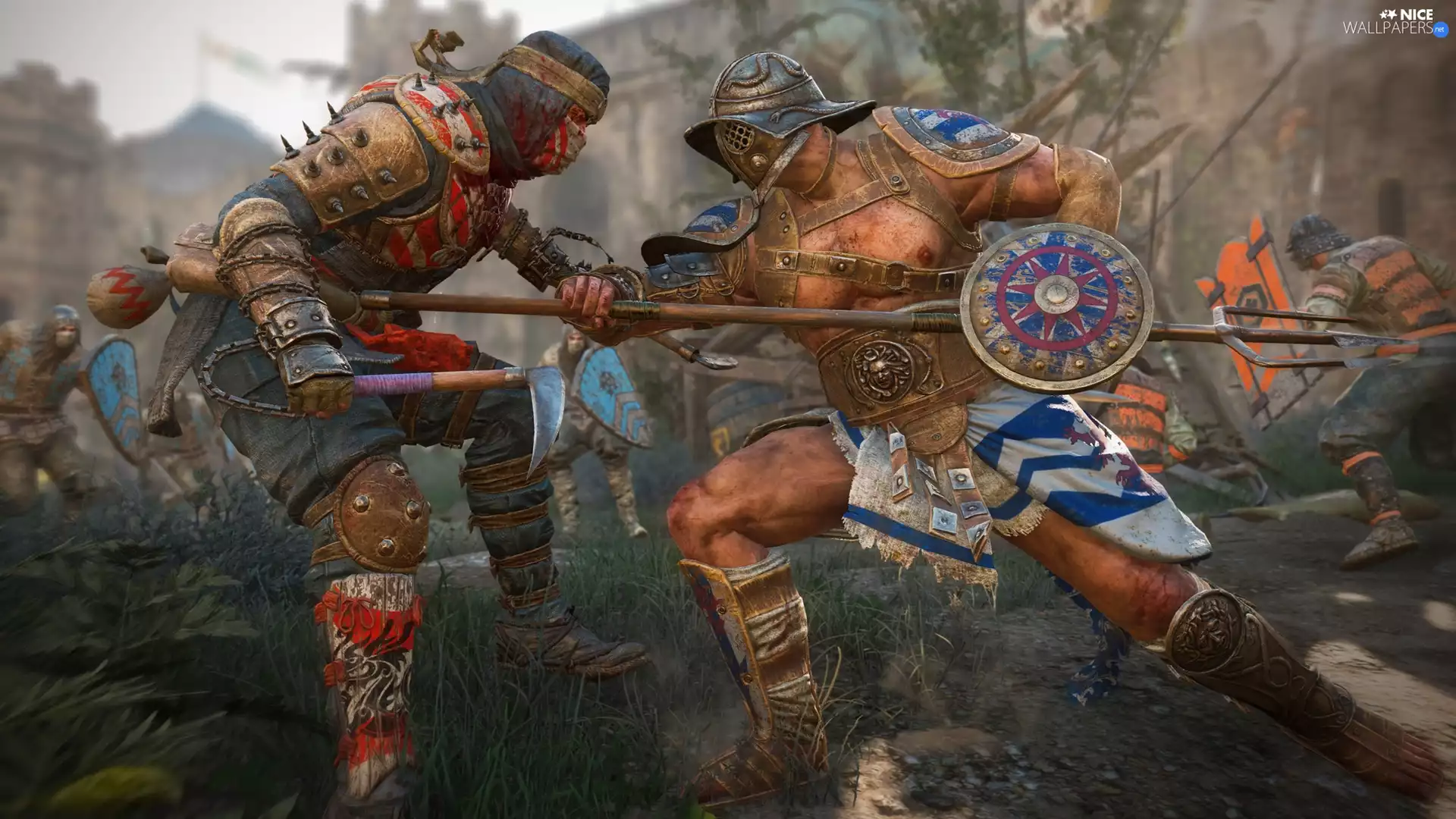 For Honor, gladiator, Fight, Samurai Shinobi