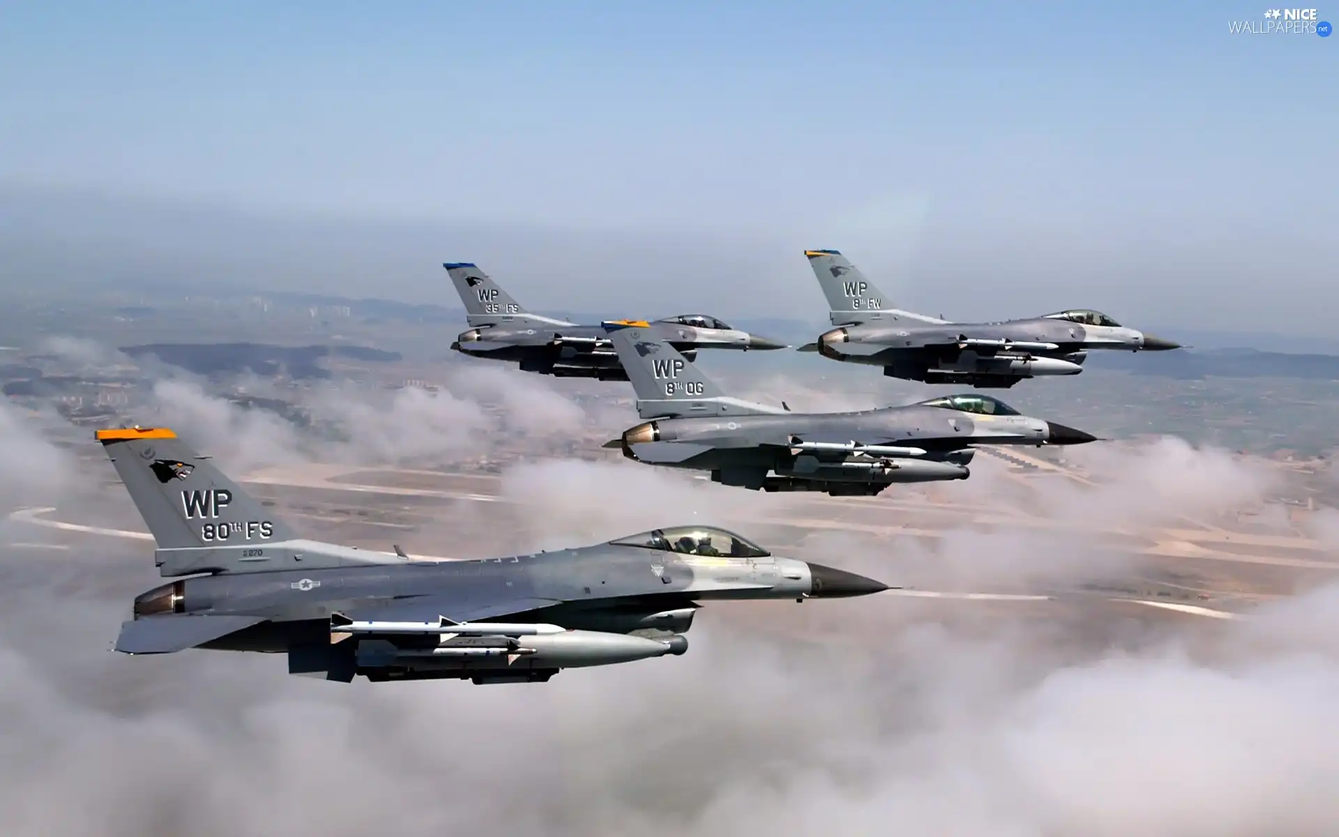 F-16, squadron, fighter