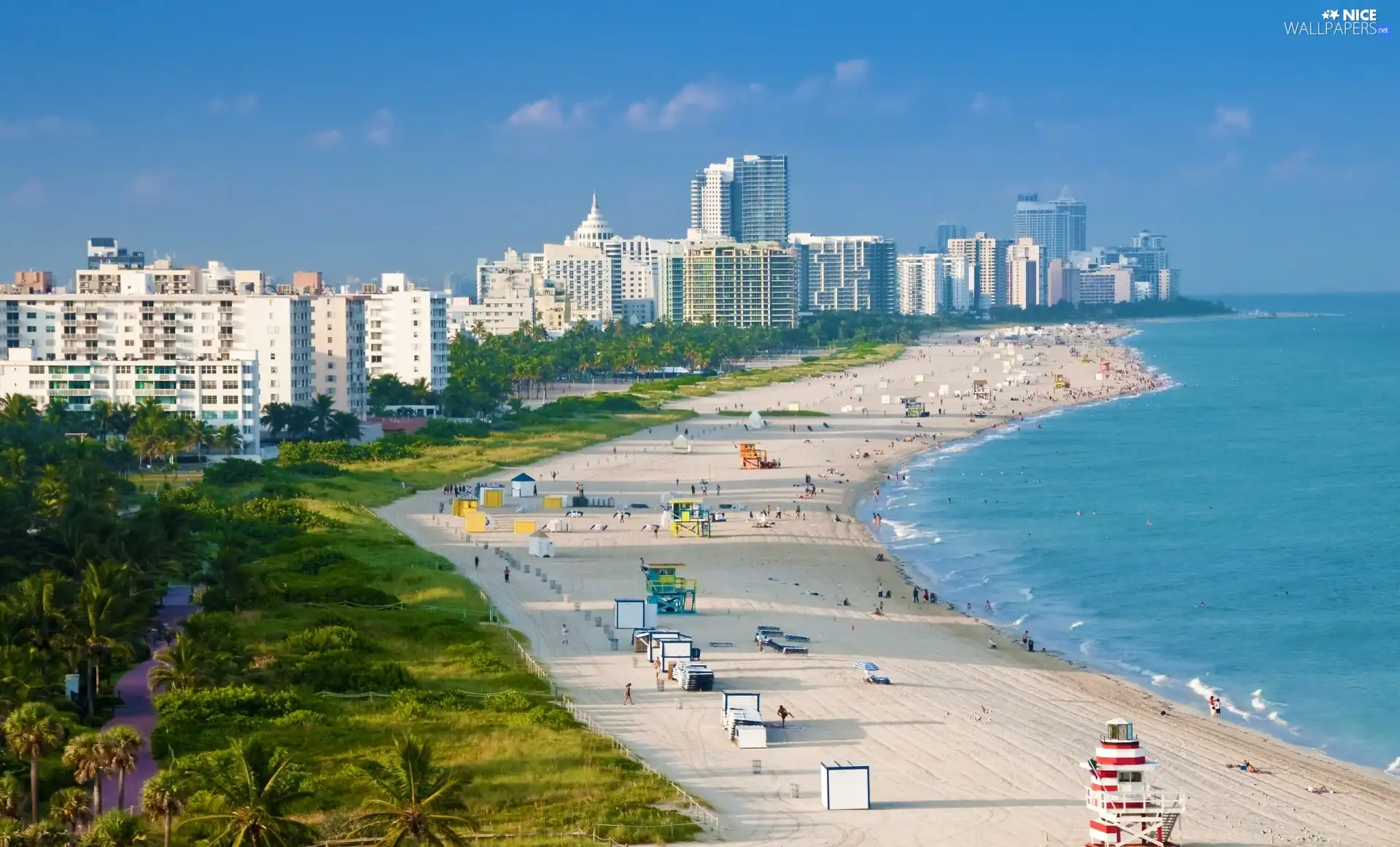 panorama, Miami, Floryda, town