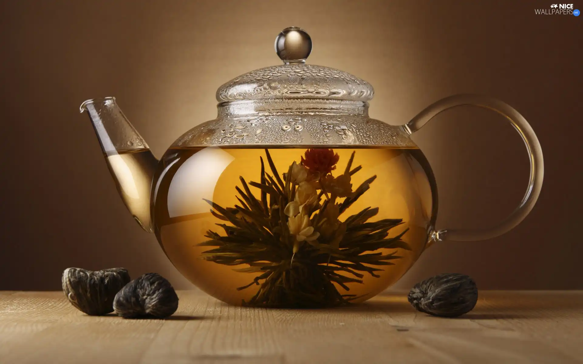 Flowers, decoration, jug, tea, glass