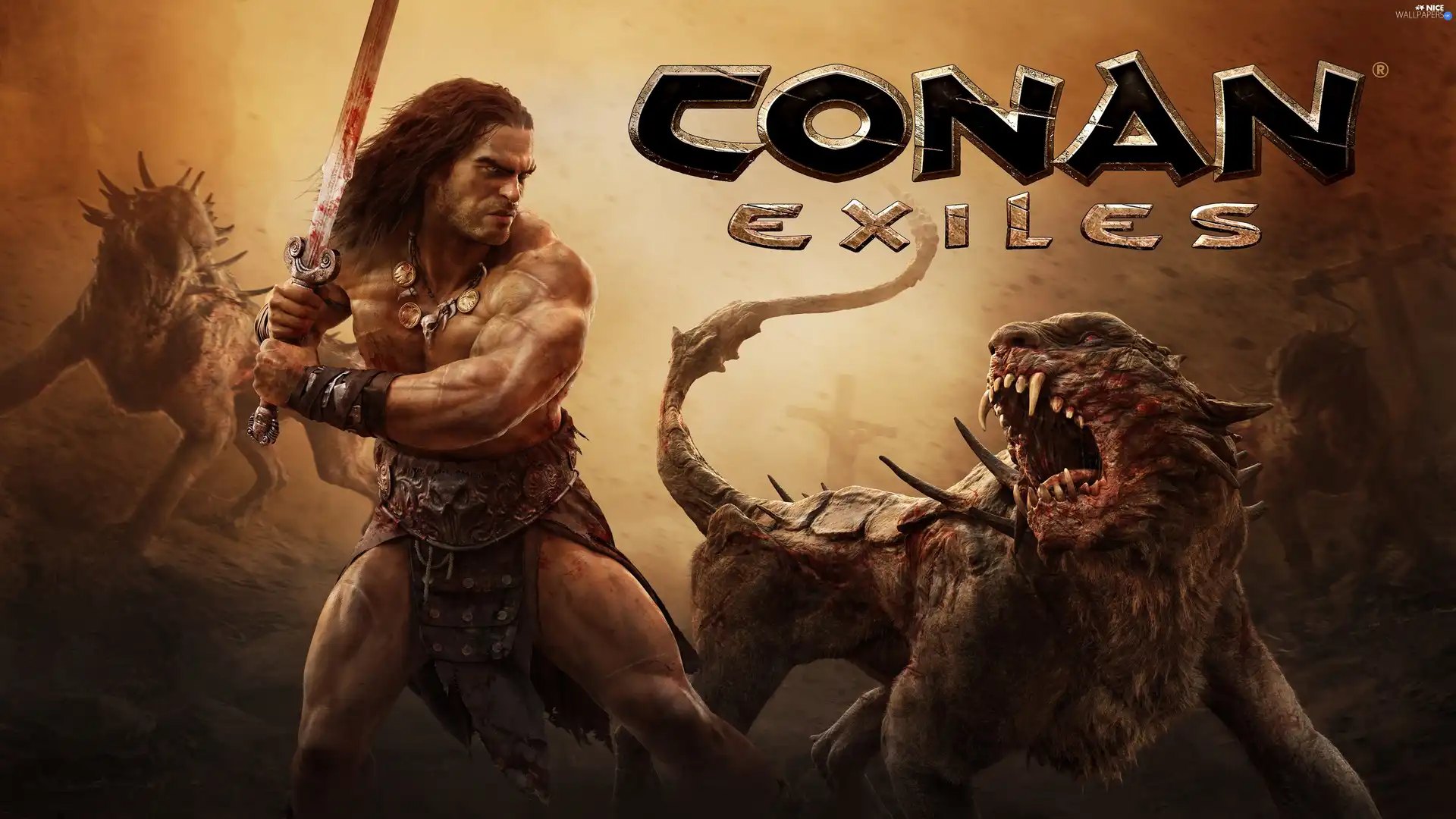 game, form, tiger, Conan Exiles