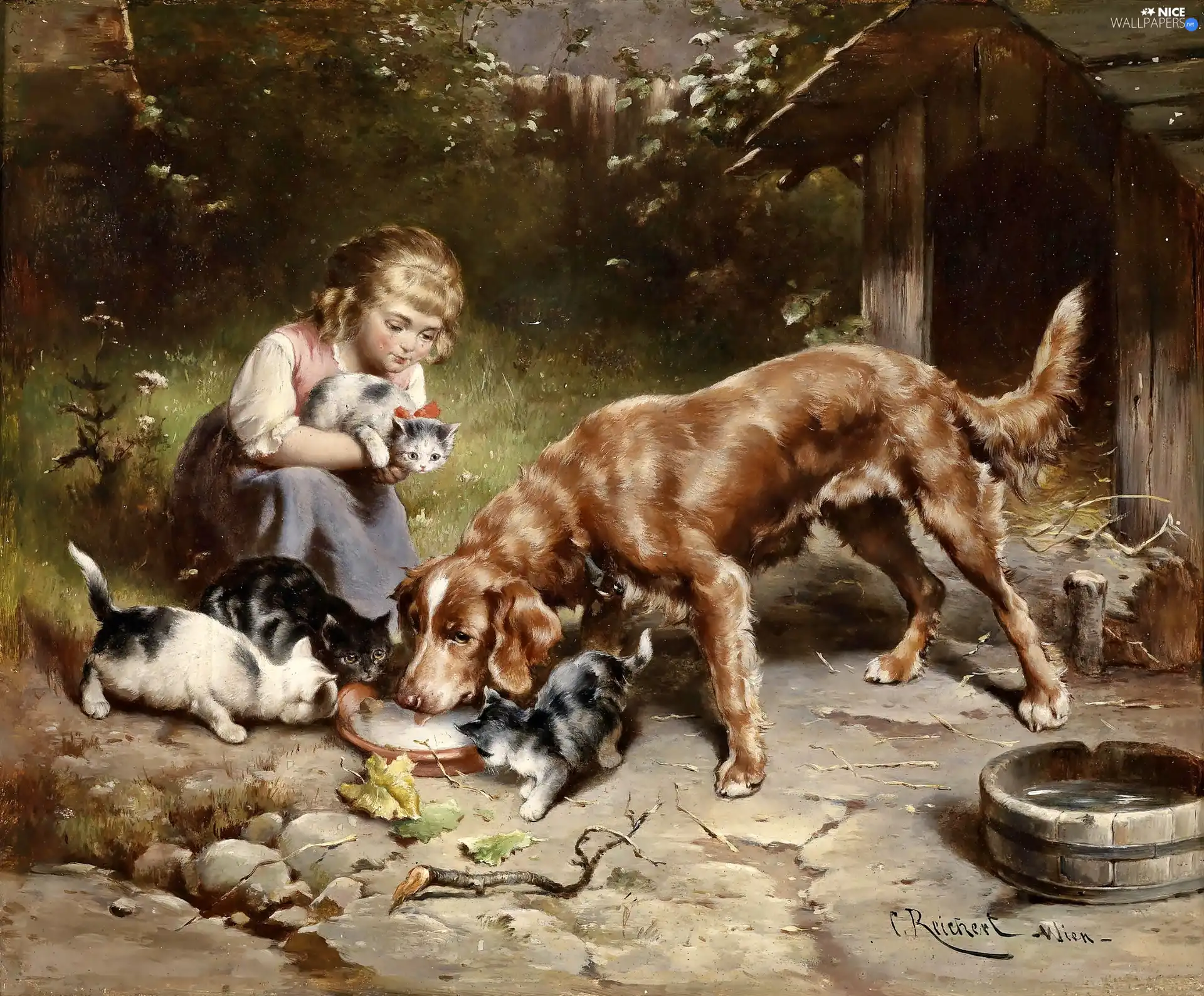 picture, Carl Reichert, friends