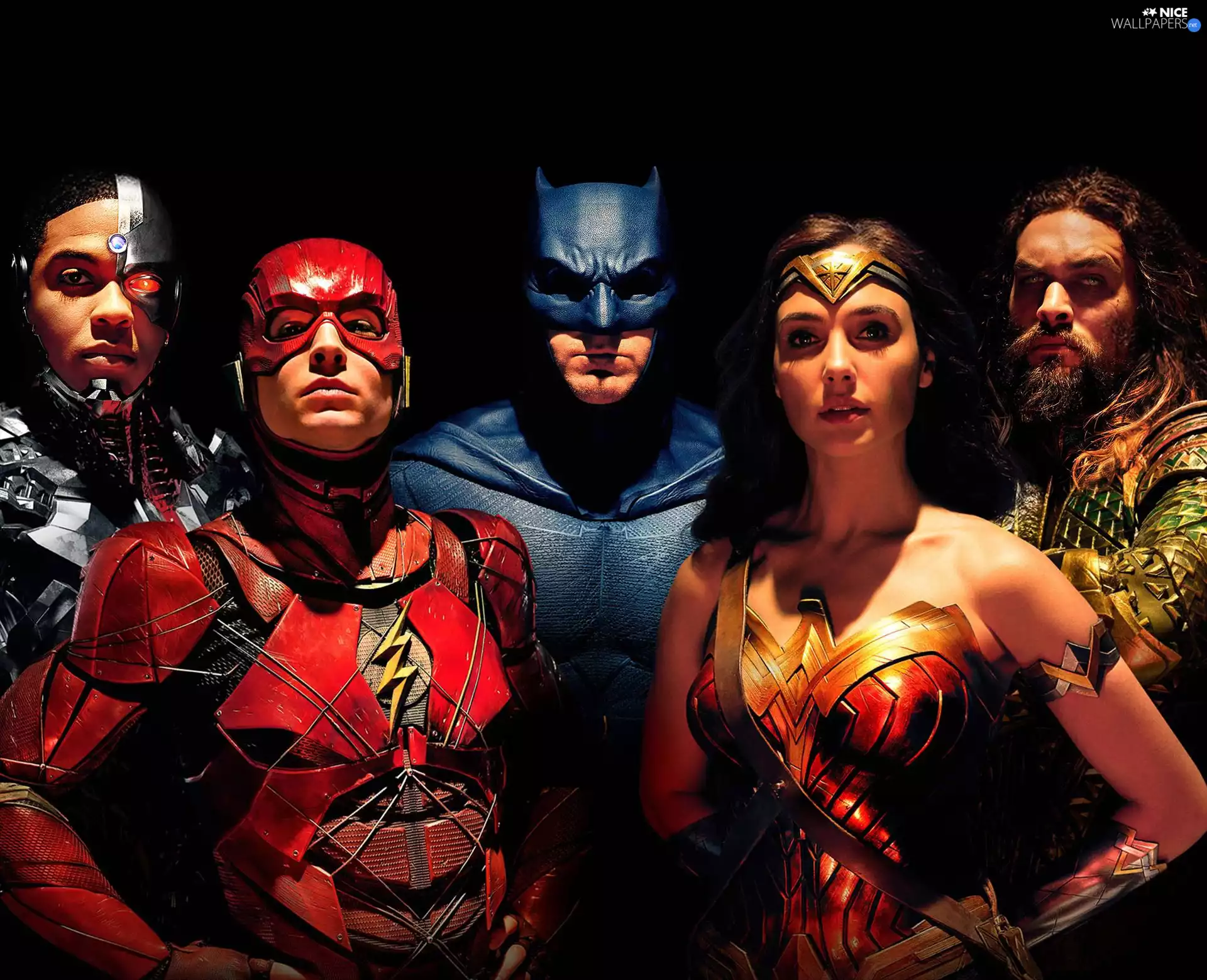 Ben Affleck - Batman, Justice League, Ezra Miller - Flash, Ray Fisher - Cyborg, movie, Jason Momoa - Aquaman, Gal Gadot - Wonder Woman