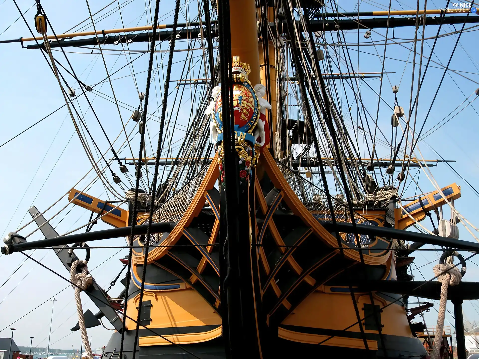 nose, HMS Victory, galleon