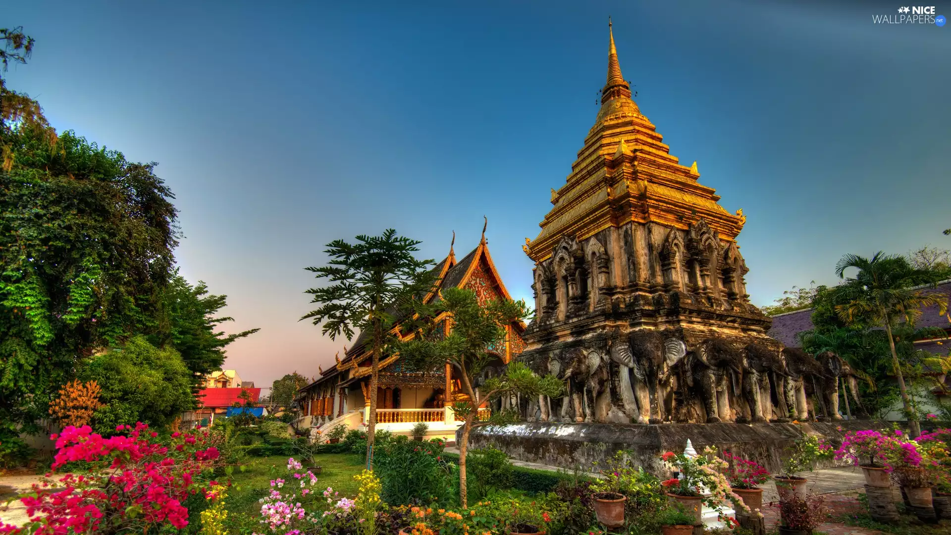 Garden, Thailand, palace