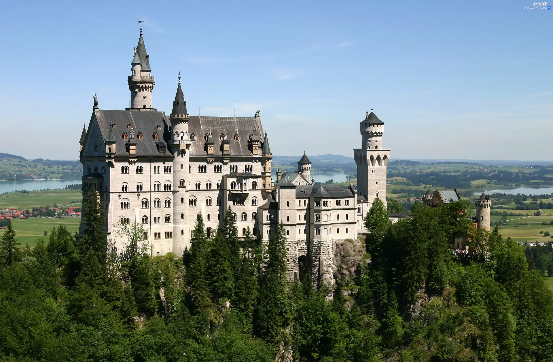 Castle, Bavaria, Germany, Neuschwenstein