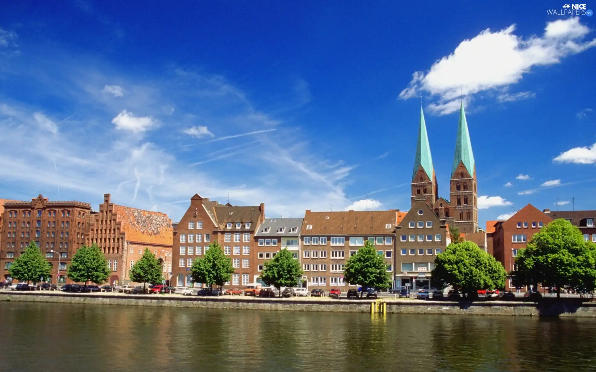 River, Luebeck, Germany, Trave