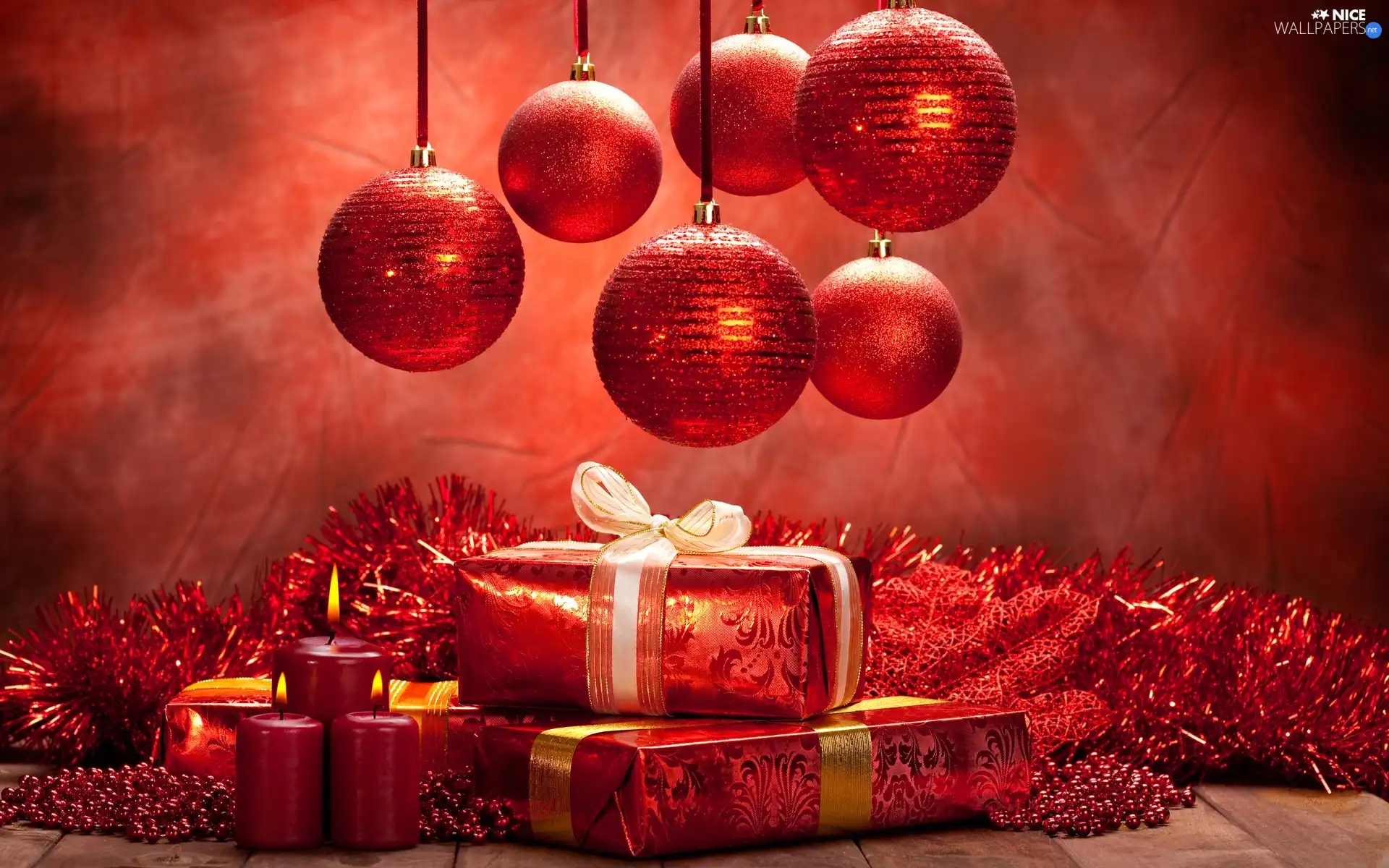 gifts, hanging, baubles